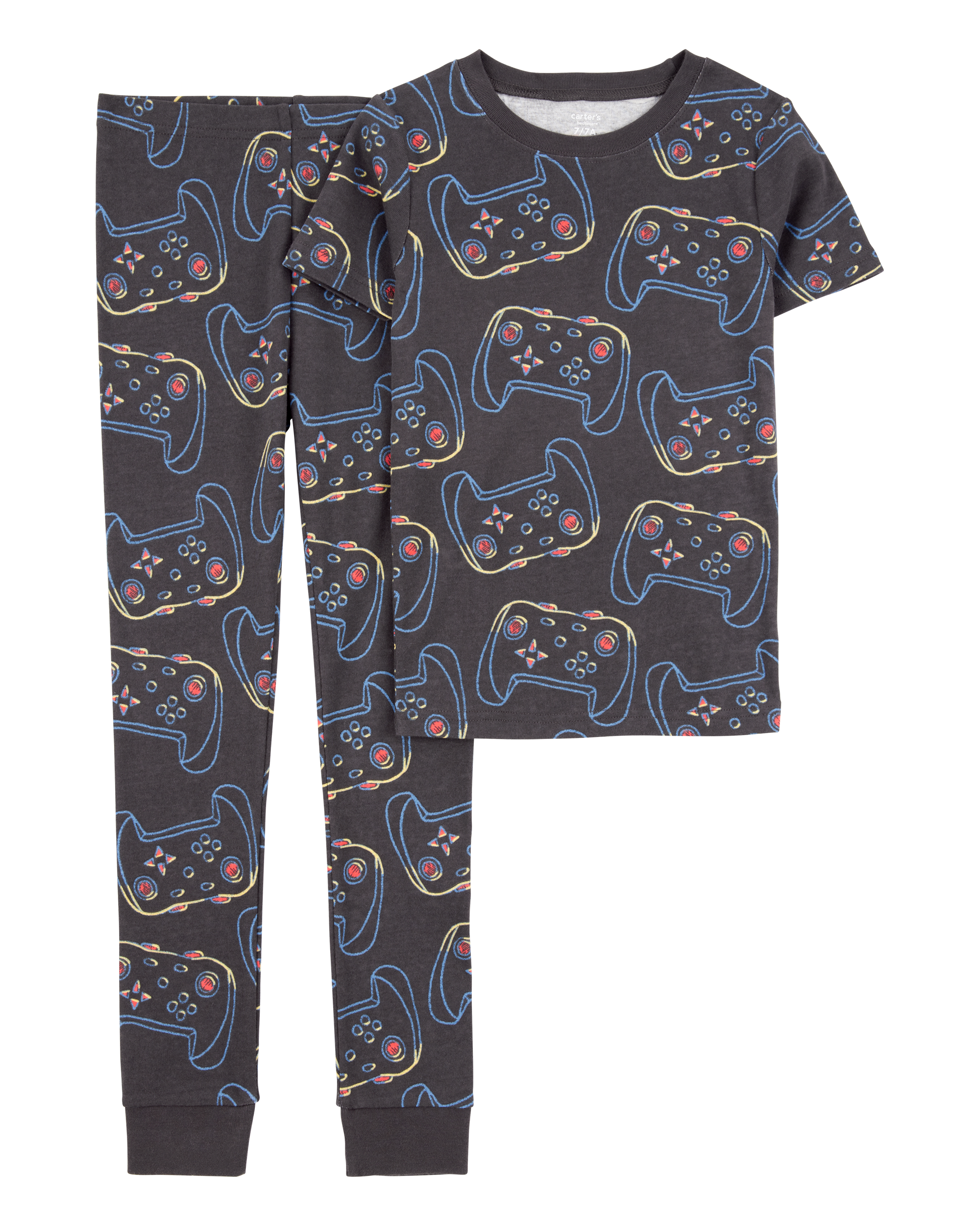 Kid 2-Piece Video Game 100% Snug Fit Cotton Pyjamas