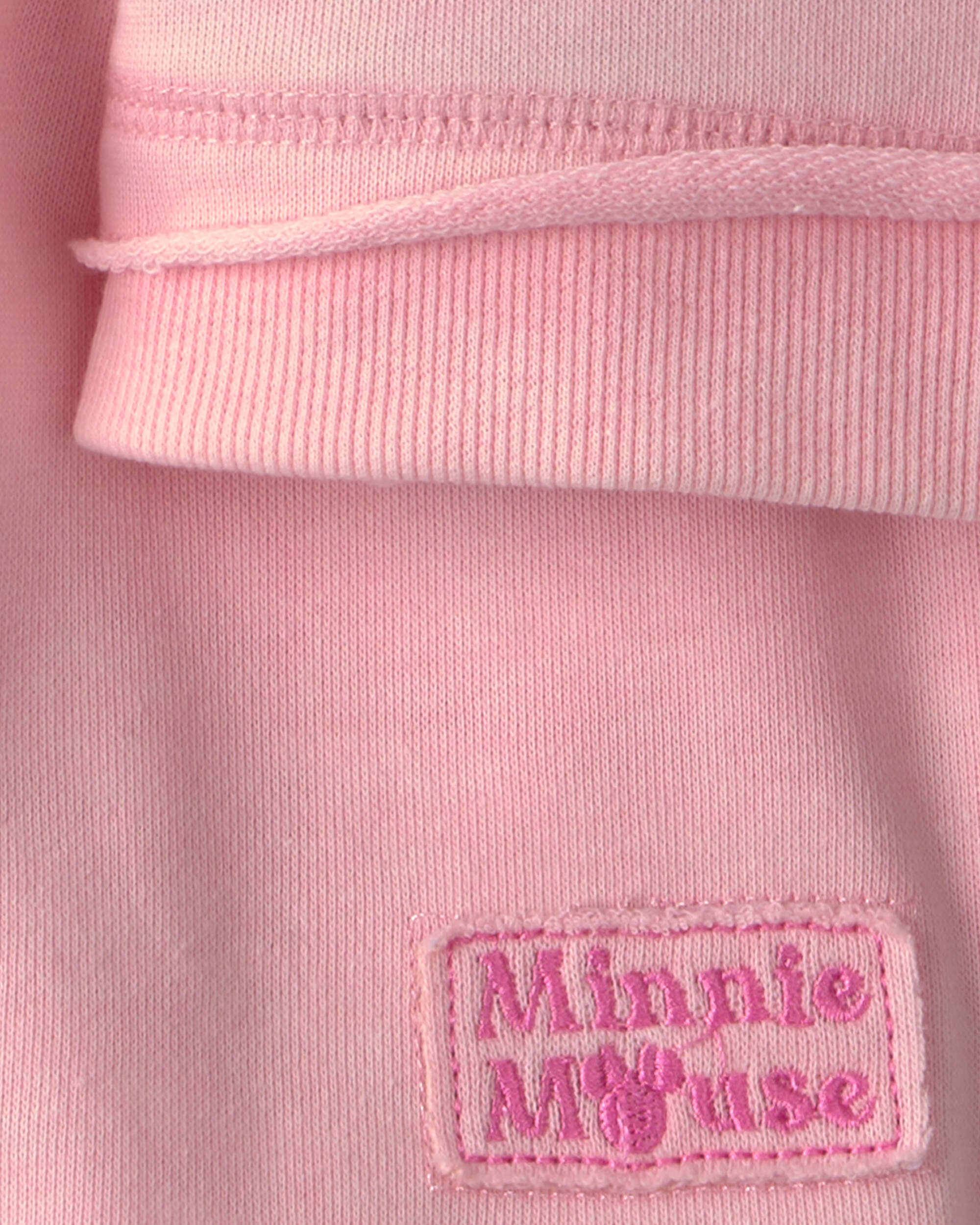 Baby Girl 2-Piece Disney© Minnie Mouse French Terry Top & Short Set - Pink