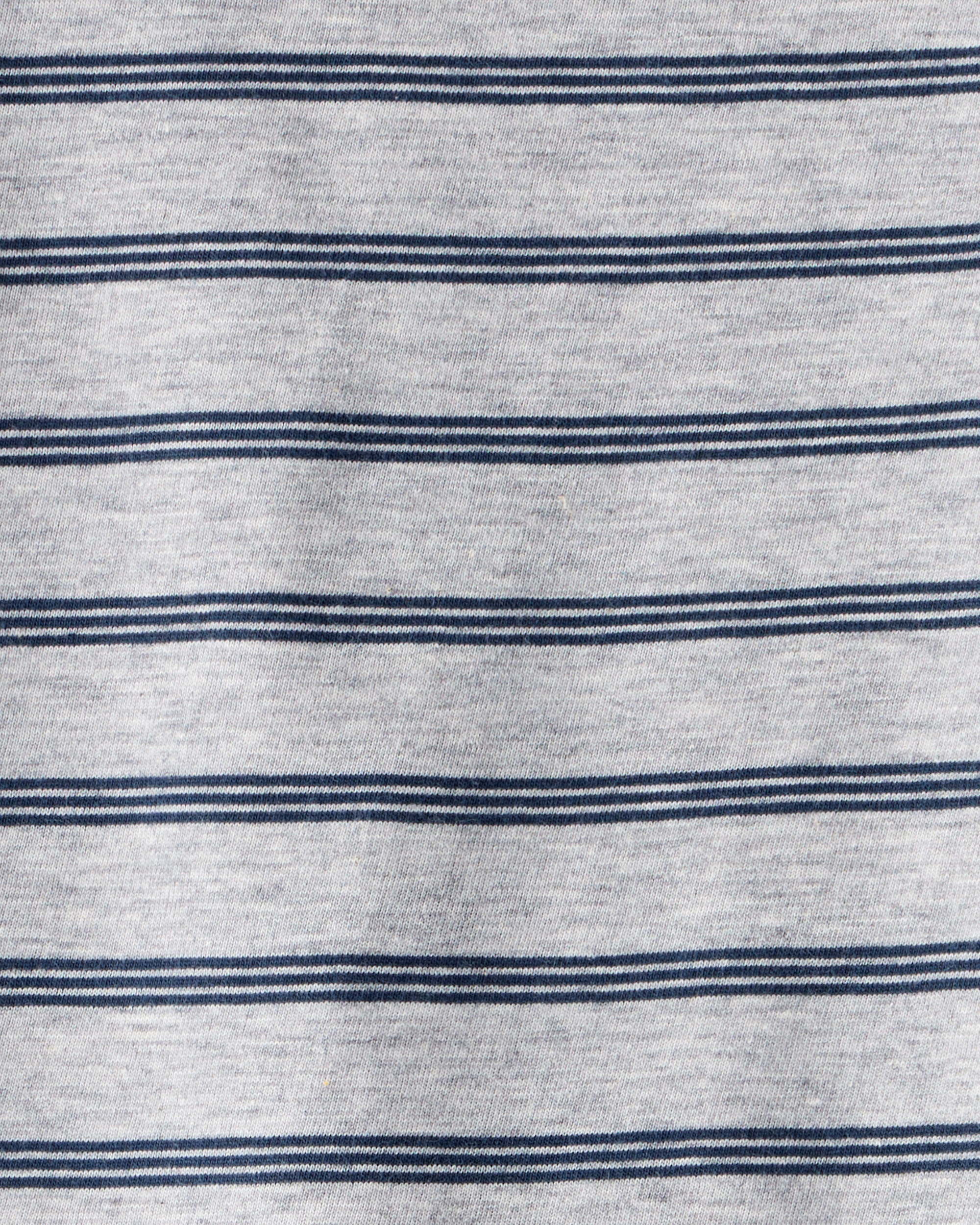 Toddler Boy Striped Long-Sleeve Tee - Grey