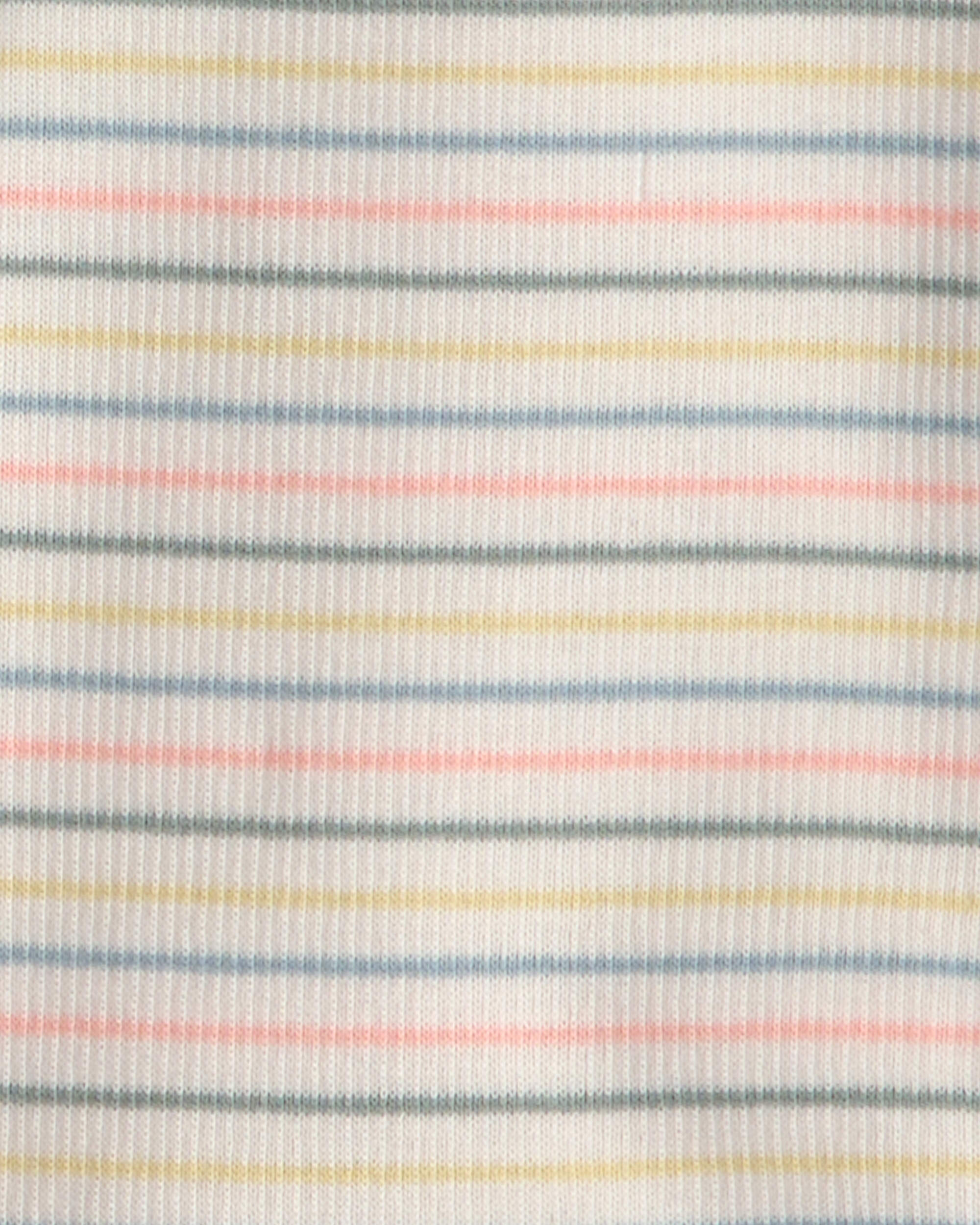 Baby 3-Pack Organic Cotton Bodysuits Veggie Fruit Print