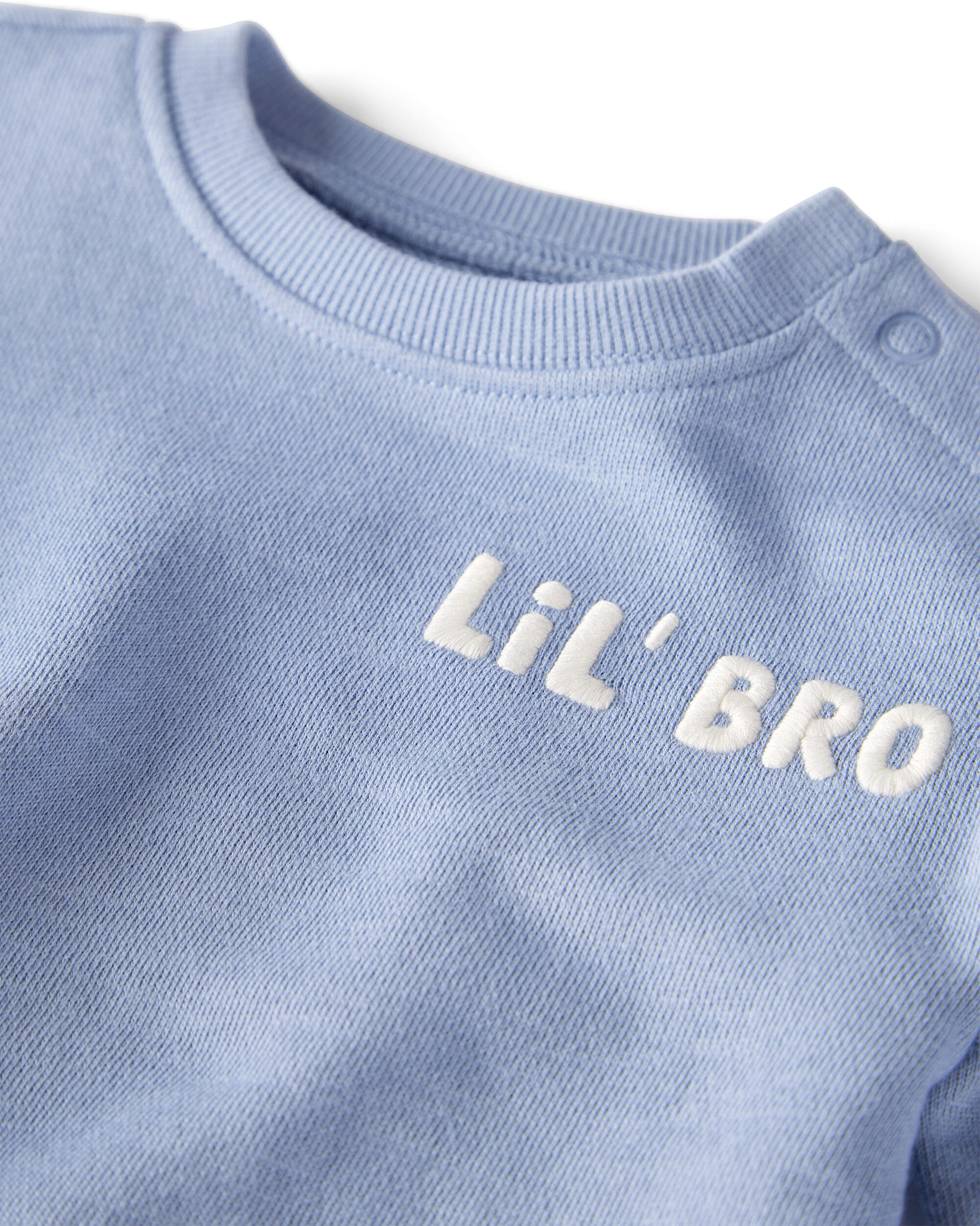 Baby Organic Cotton Lil' Bro Bubble Bodysuit