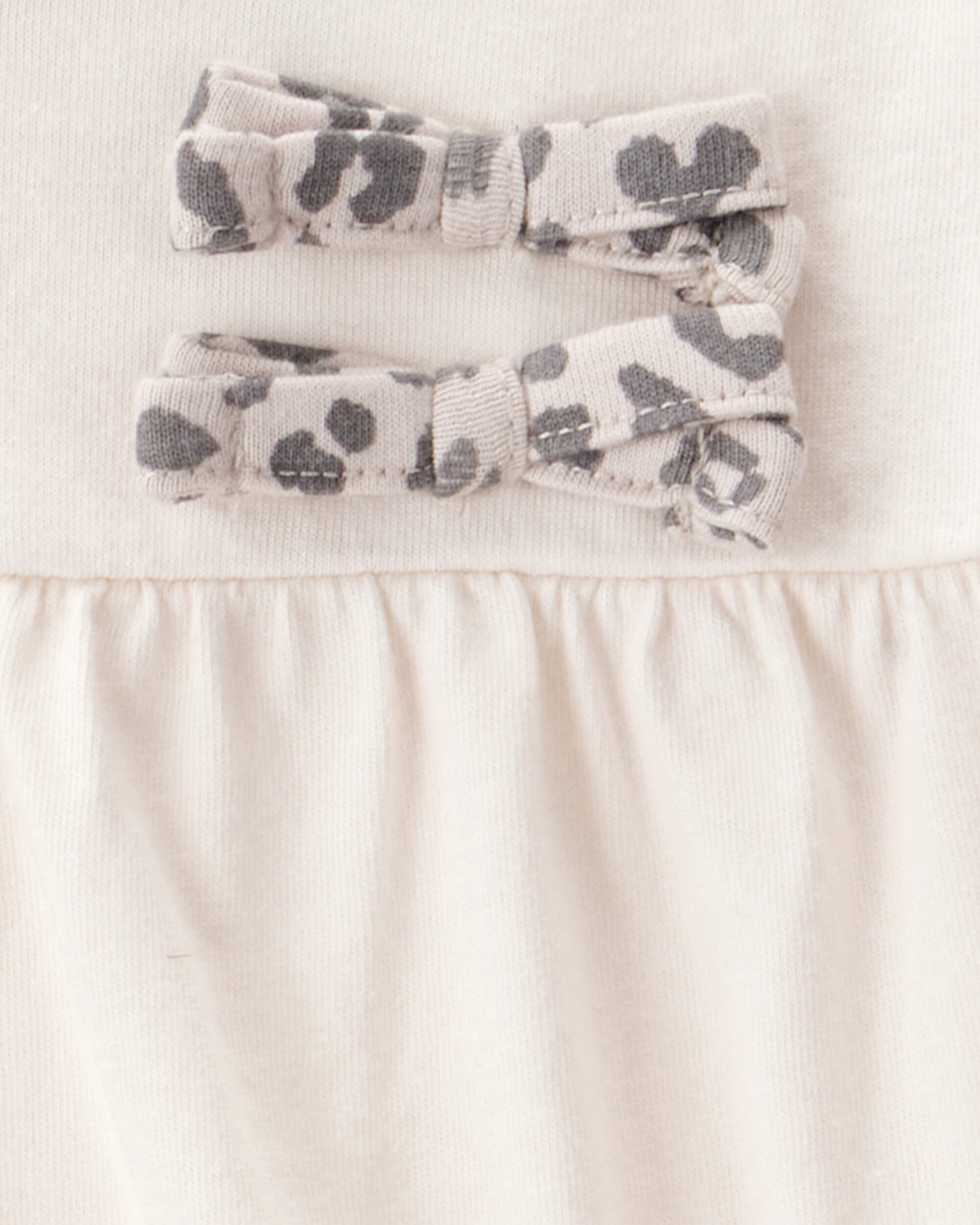 Baby 2-Piece Long-Sleeve Bodysuit & Pull-On Leopard Pants