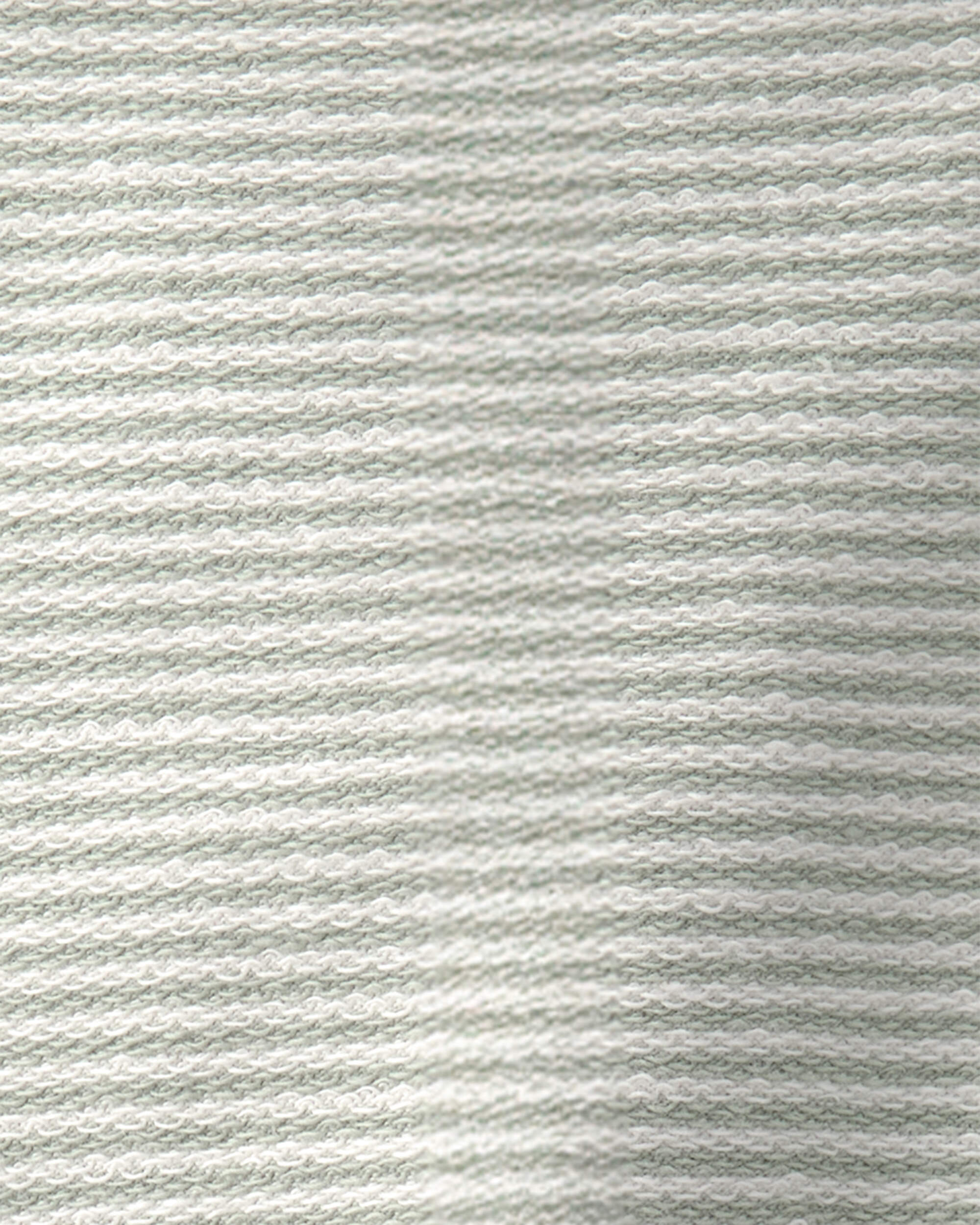 Baby Boy 2-Piece Striped Top & Shortall Set - Green