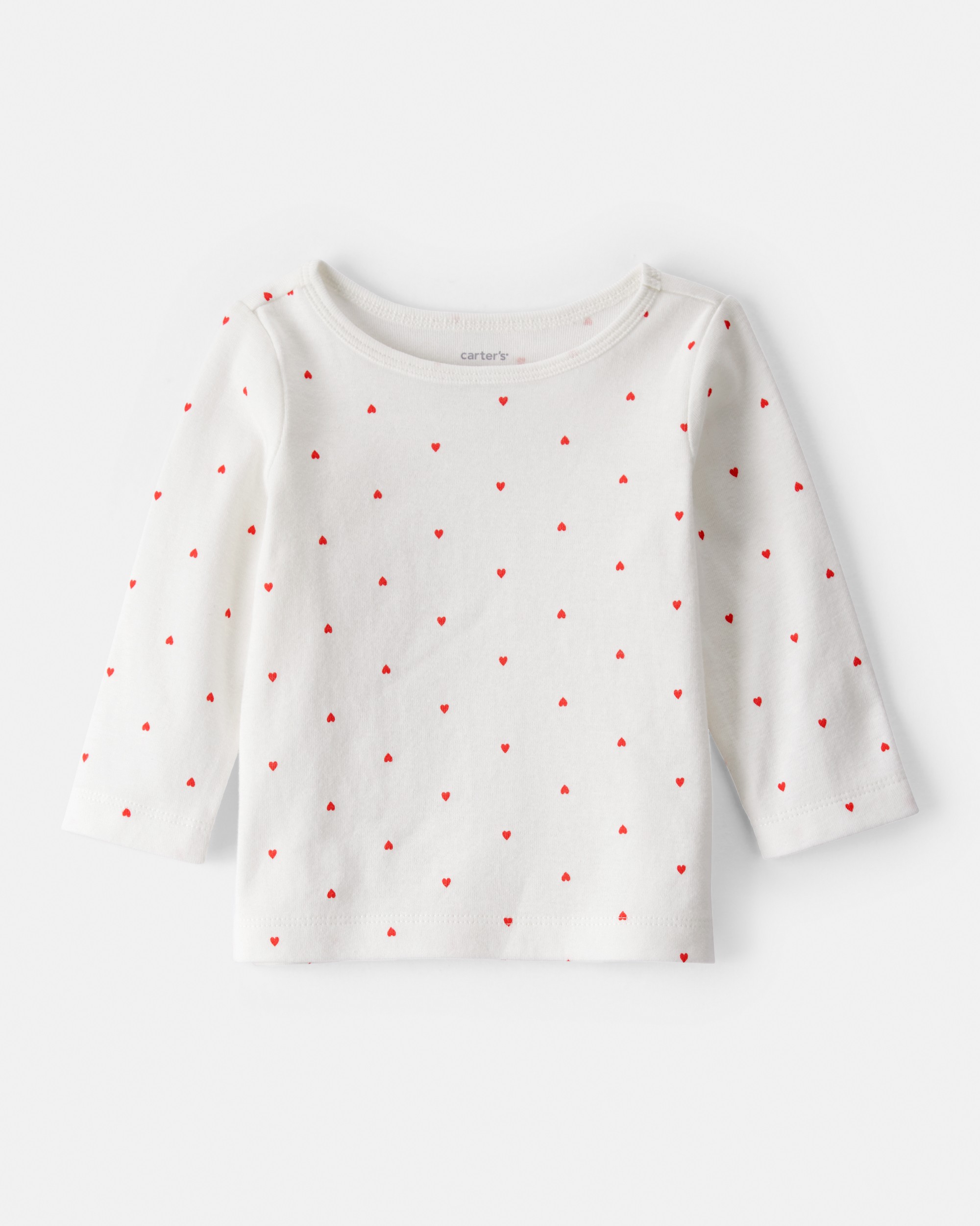 Baby Girl 3-Piece Heart Print Long-Sleeve Dress Set - Pink