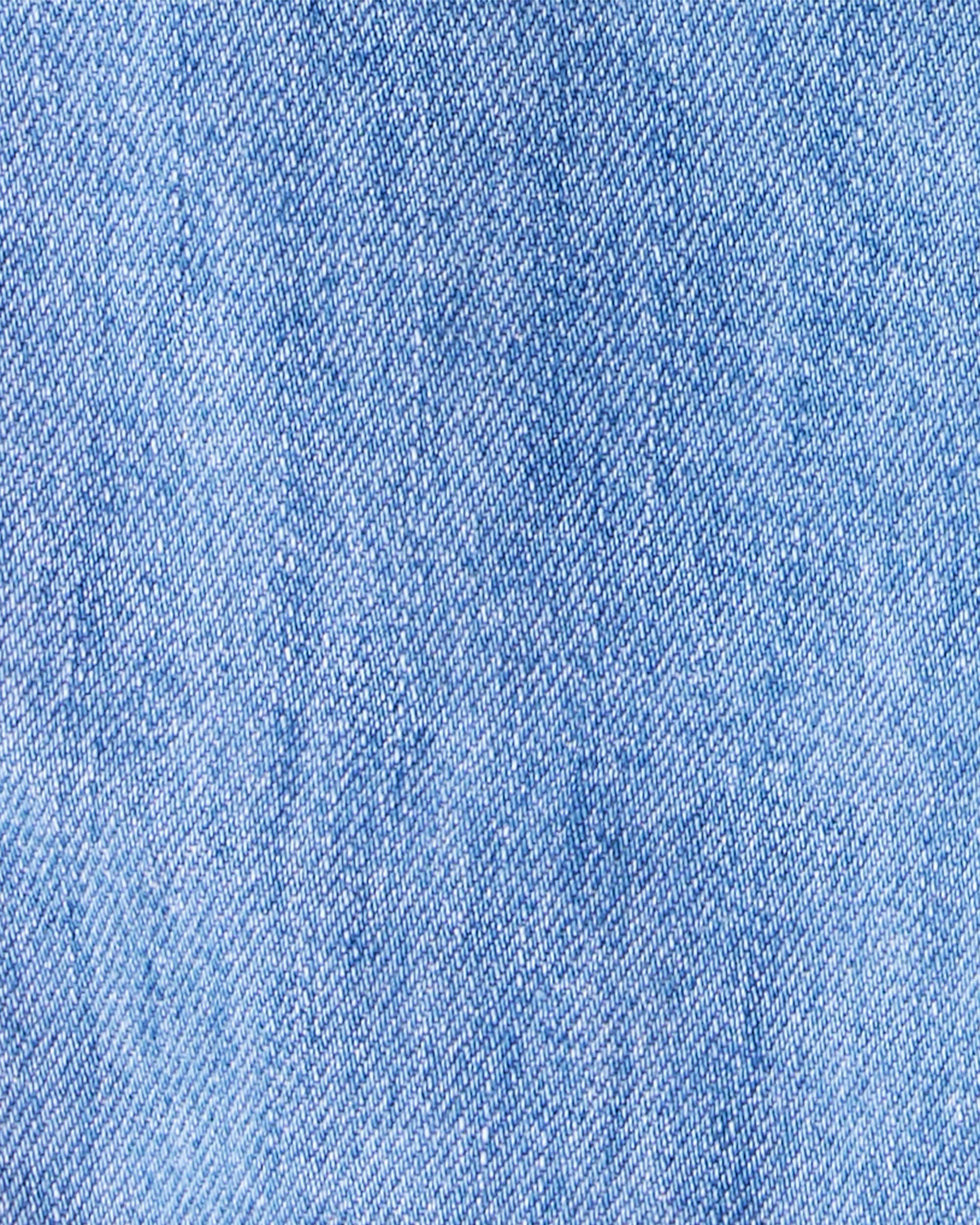 Baby Organic Cotton Chambray Overalls