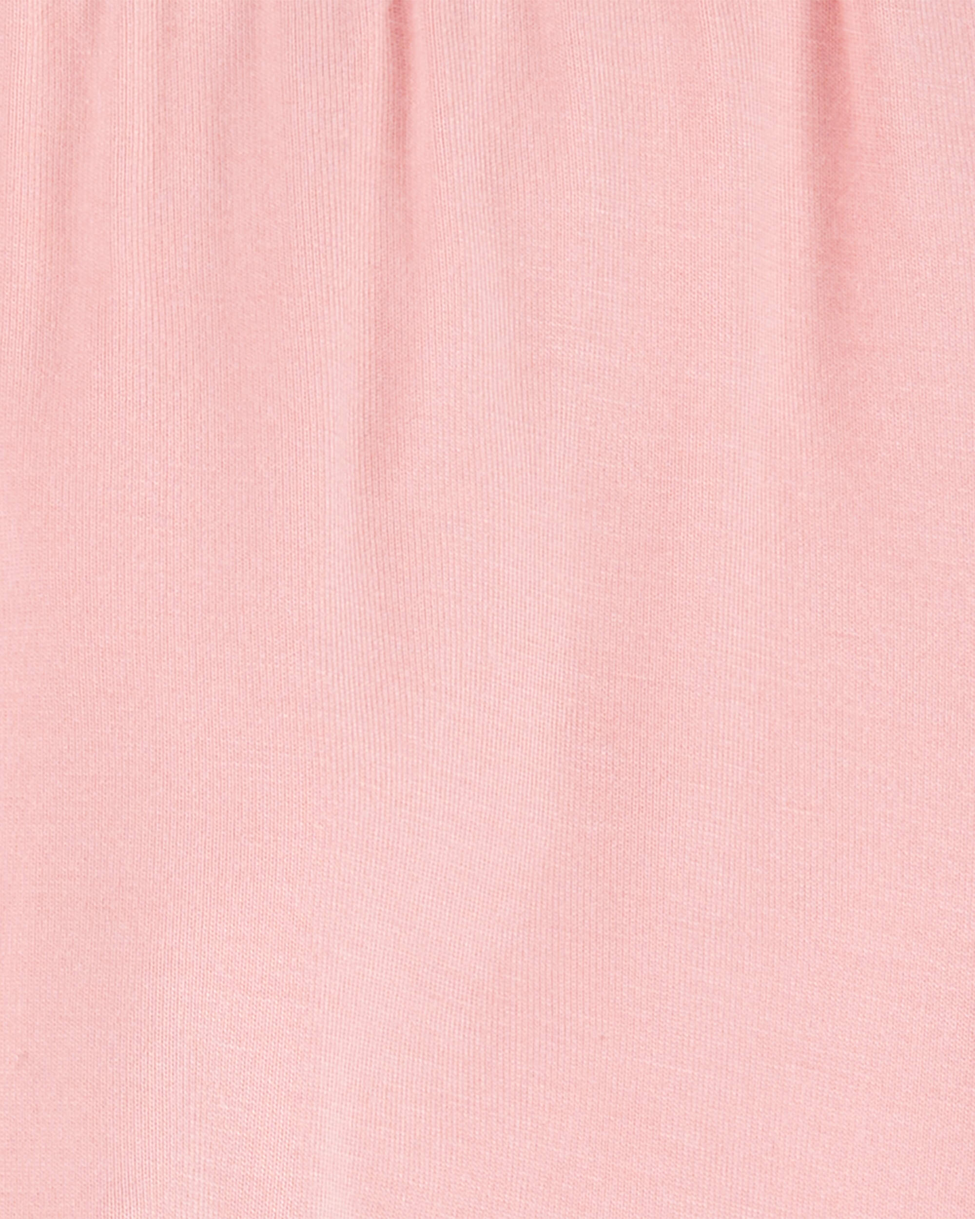 Baby Girl 2-Pack PurelySoft Pull-On Pants - Pink/Ivory