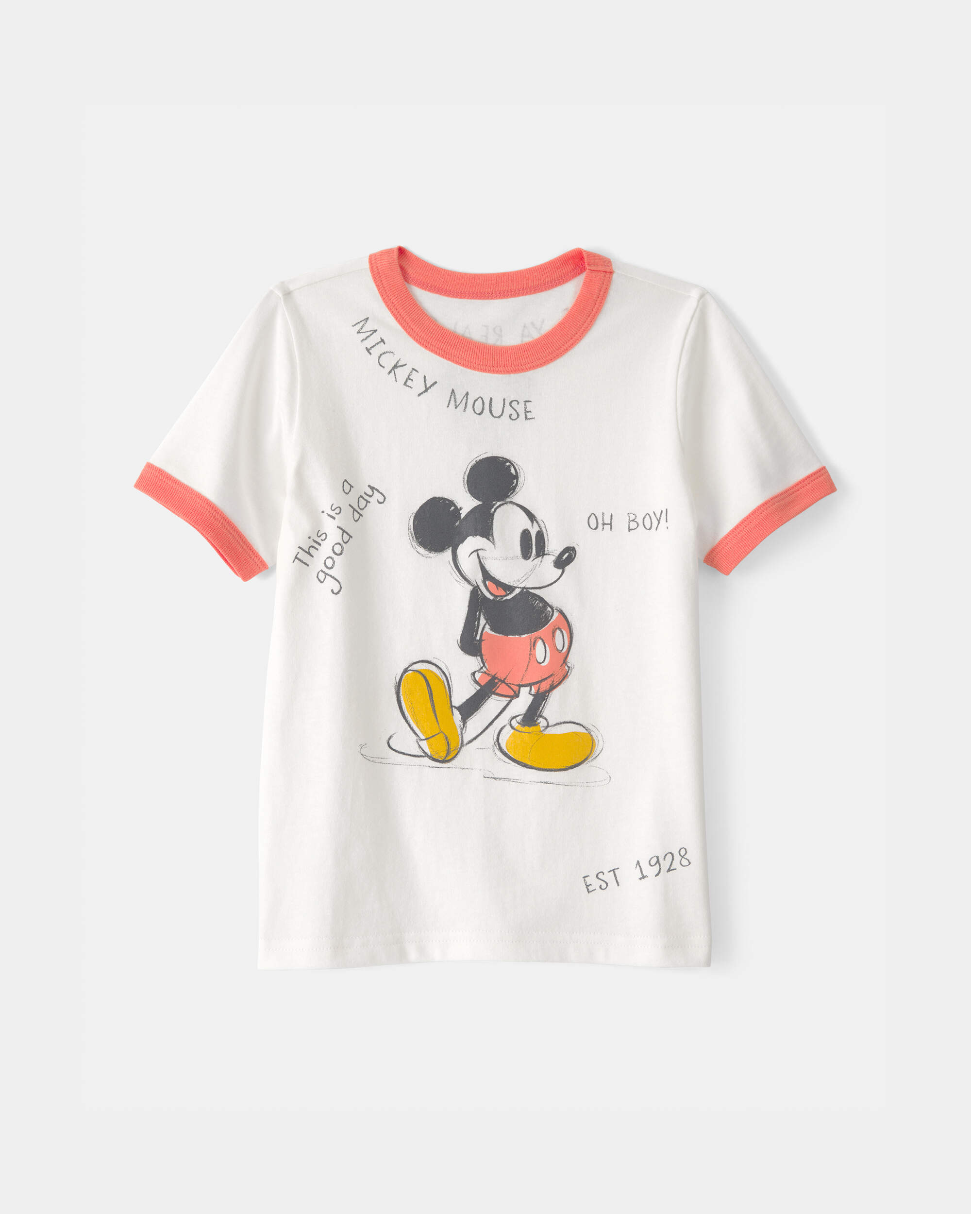 Toddler Disney© Mickey Mouse Graphic Tee - White