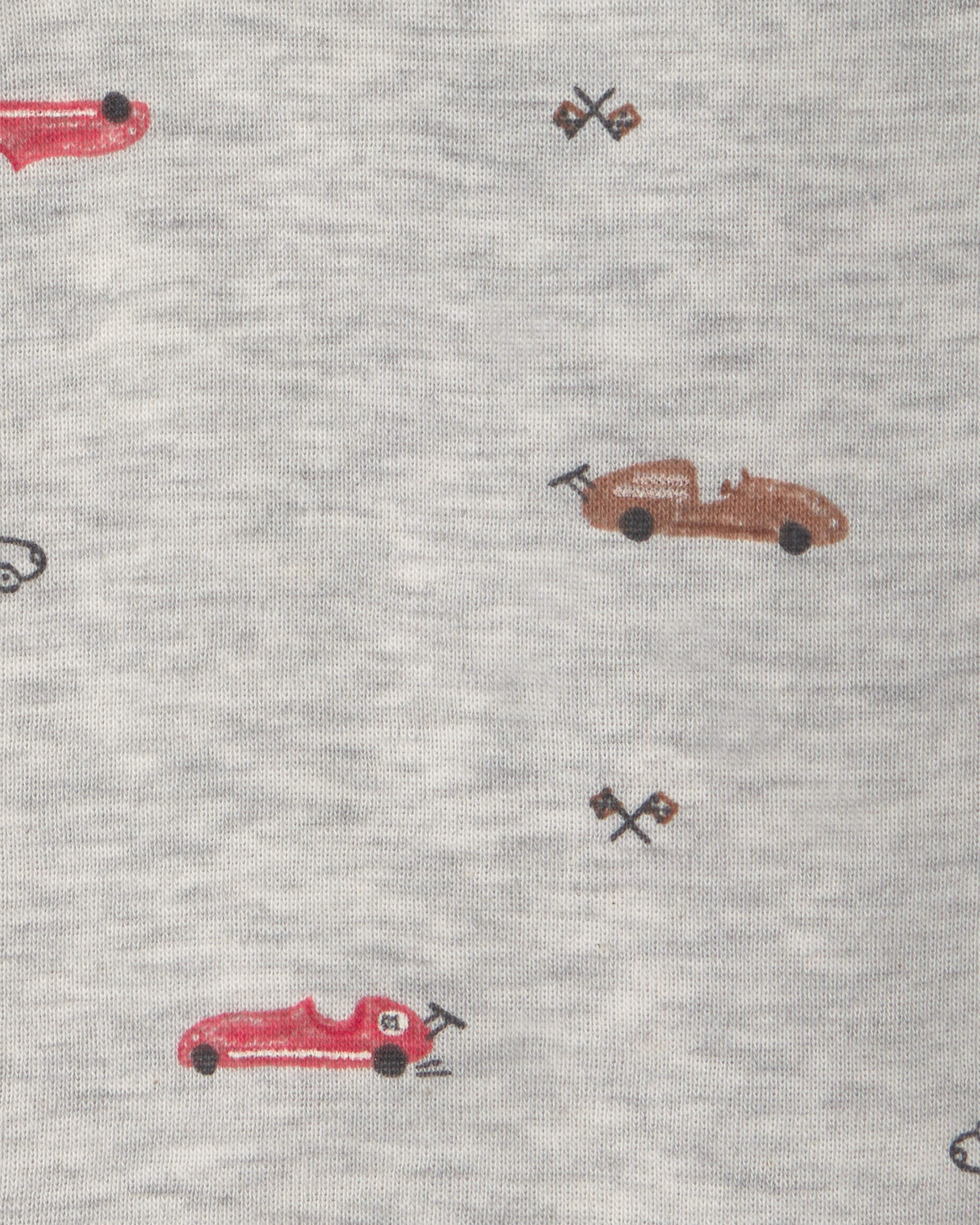 Baby Boy 4-Pack Race Car Long-Sleeve Bodysuits