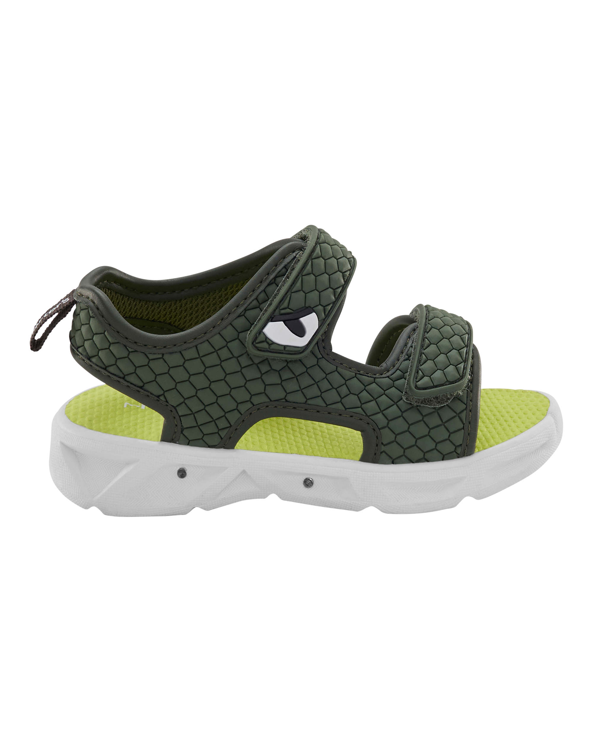 Toddler Rugged Light Up Sandals - Green