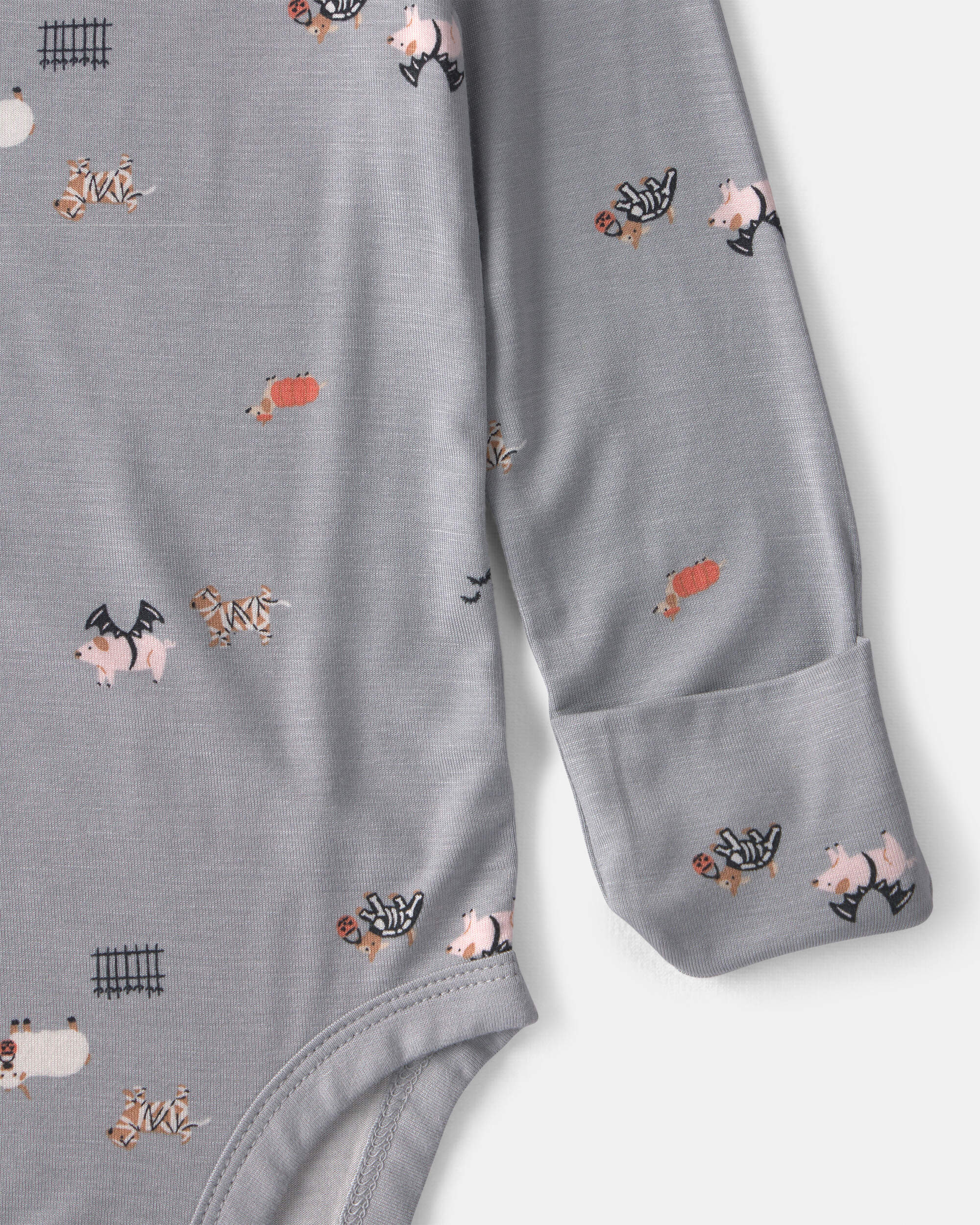 Baby 2-Piece Halloween PurelySoft™ Long-Sleeve Bodysuit & Pant Set - Grey
