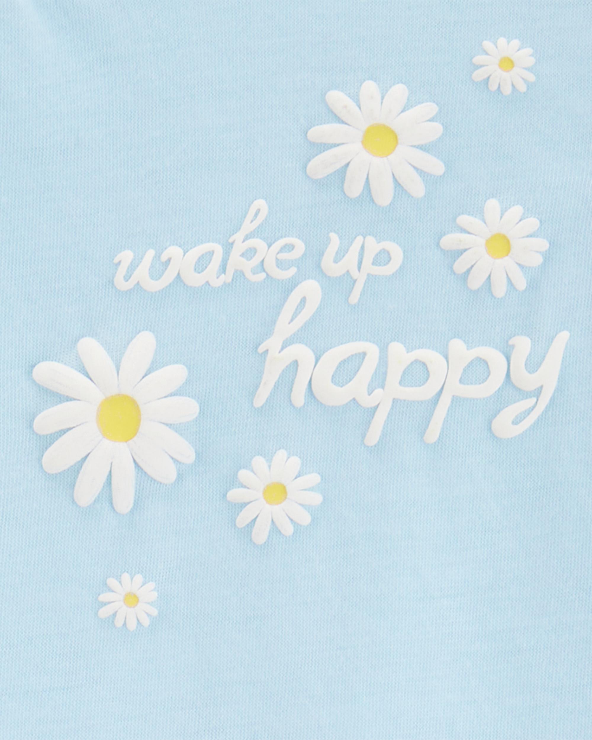 Girls Daisy Loose Fit 2-Piece Pyjamas - Blue