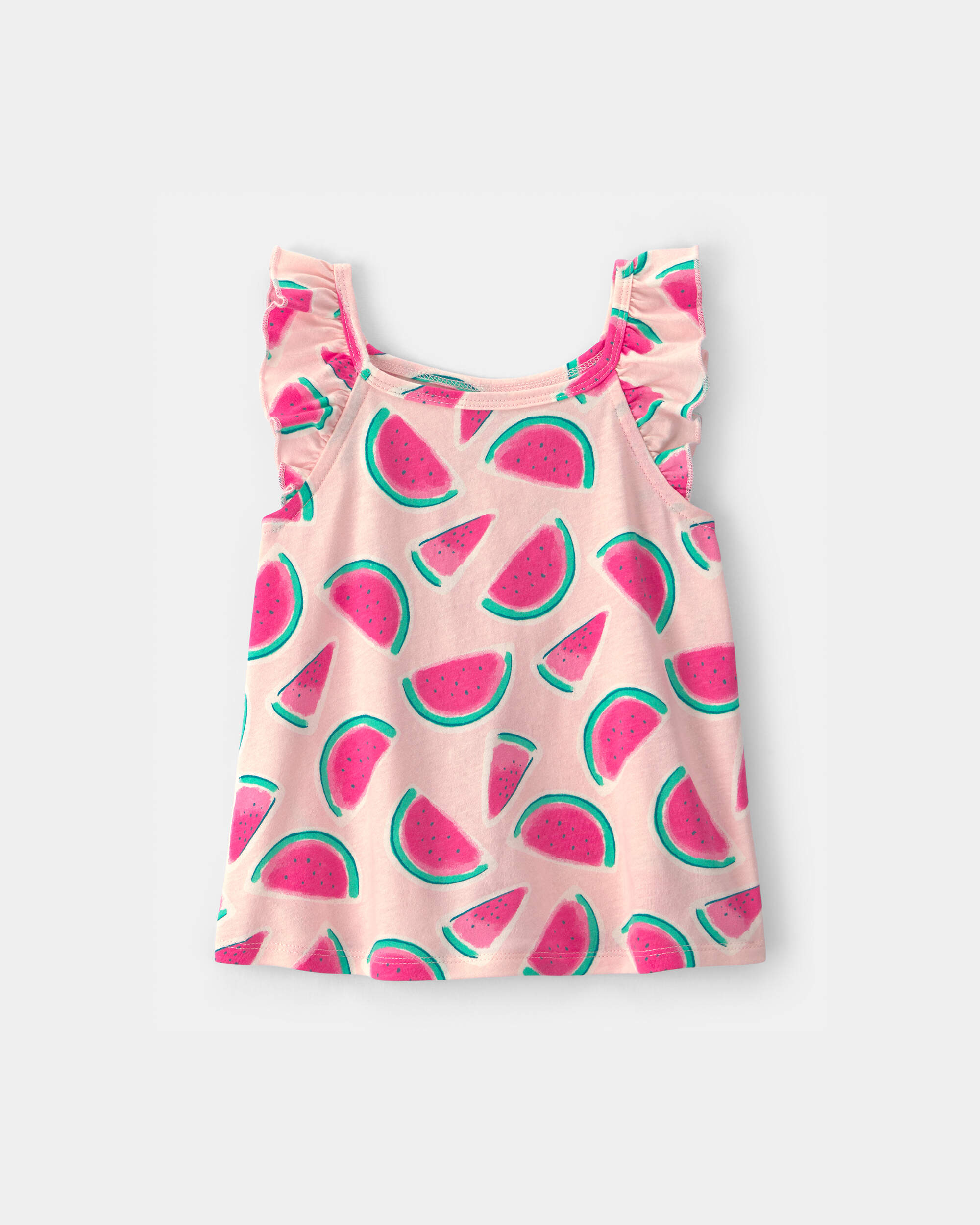 Toddler Girl Watermelon Tank Top - Pink