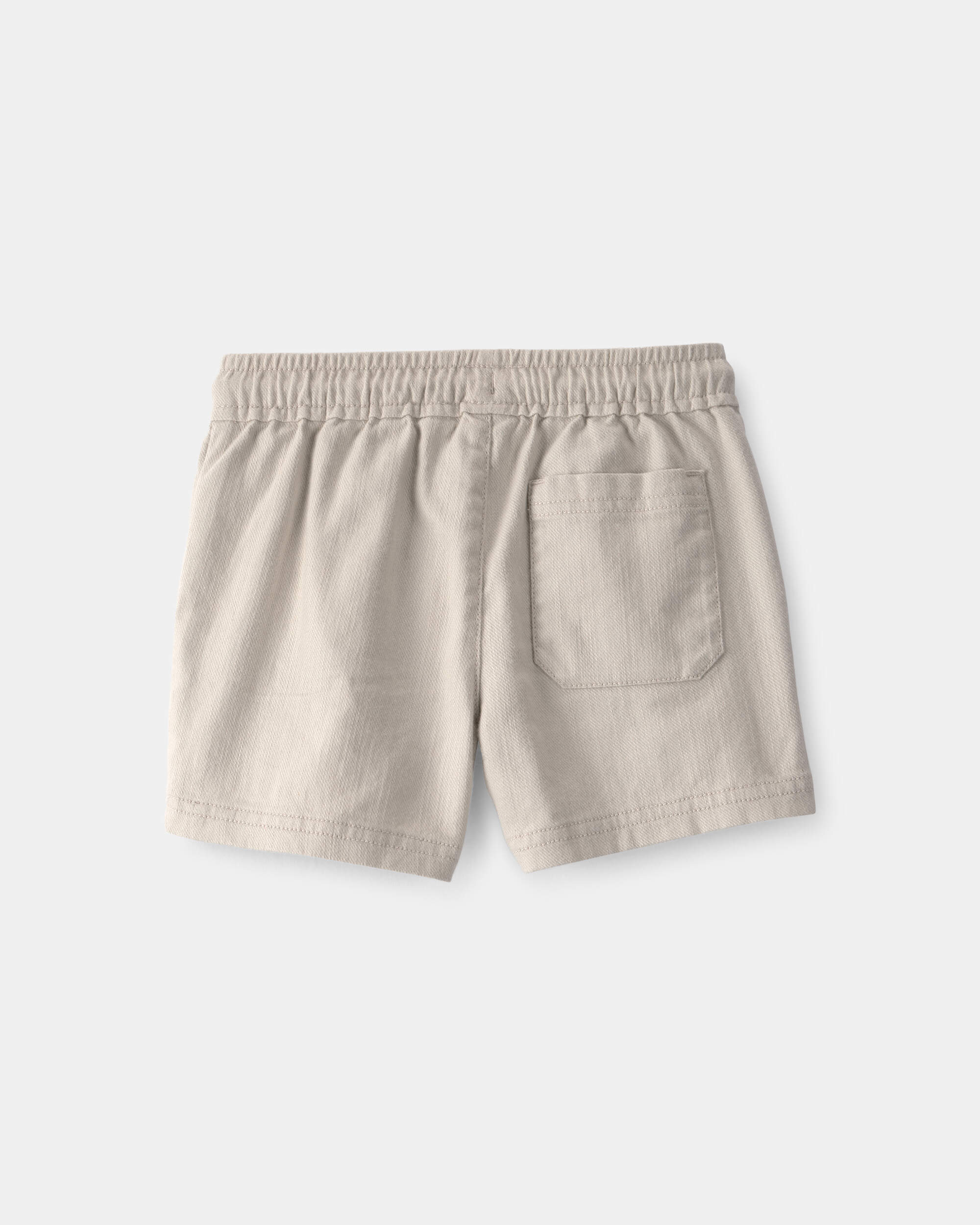 Toddler Boy Twill Shorts - Light Khaki
