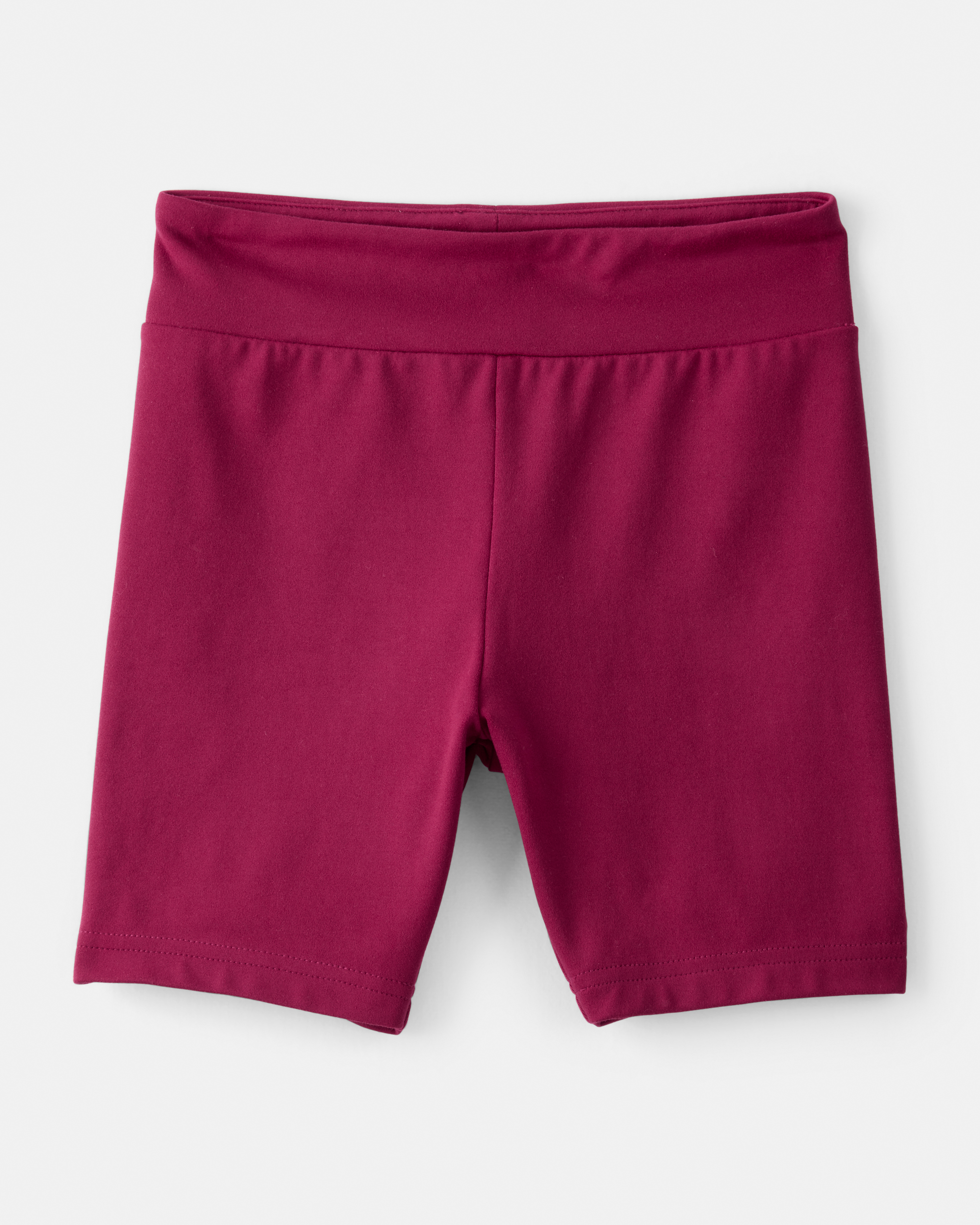 Girls Knit Bike Shorts - Red