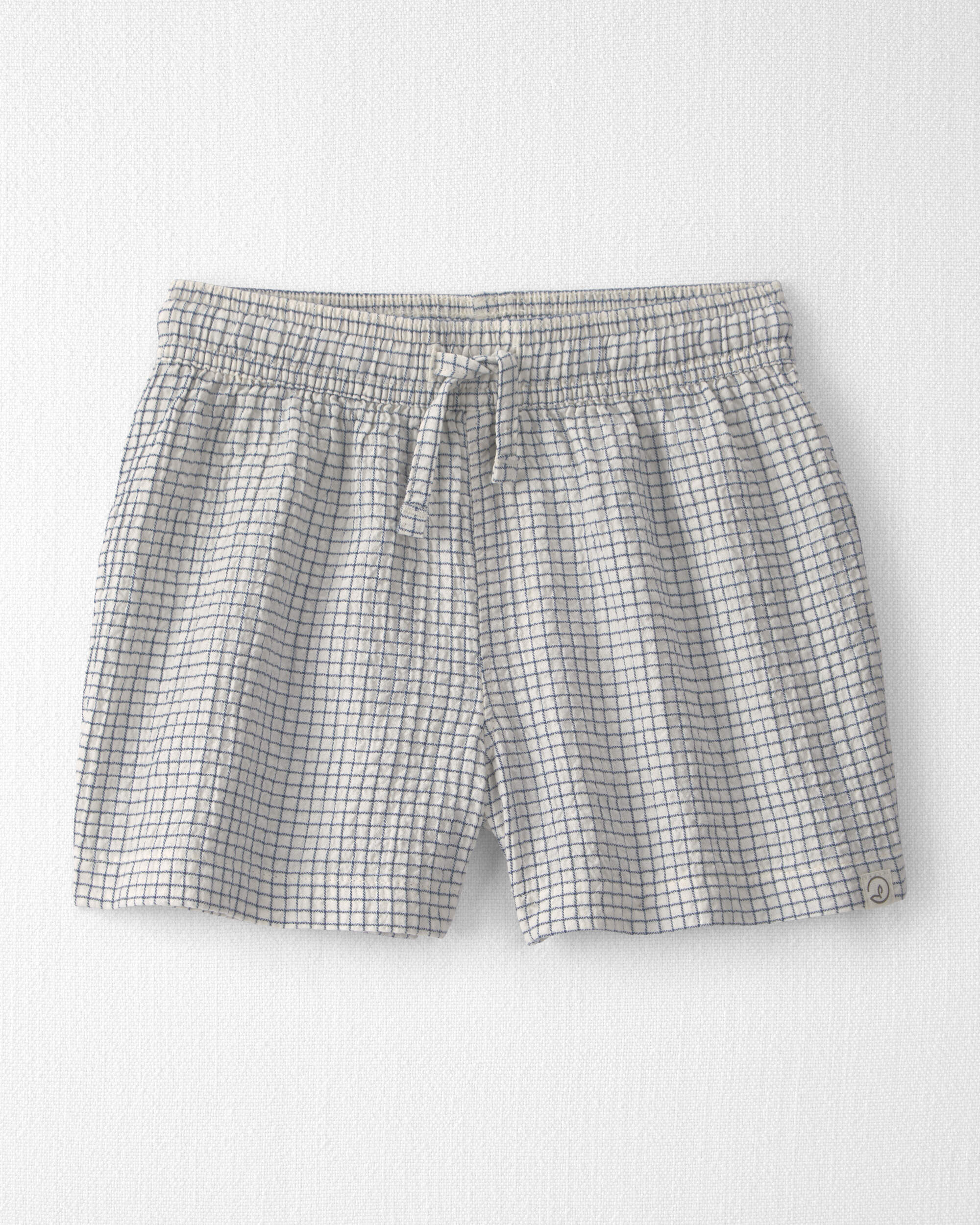 Toddler Boy 2-Piece Organic Cotton Seersucker Gauze Top & Short  Set