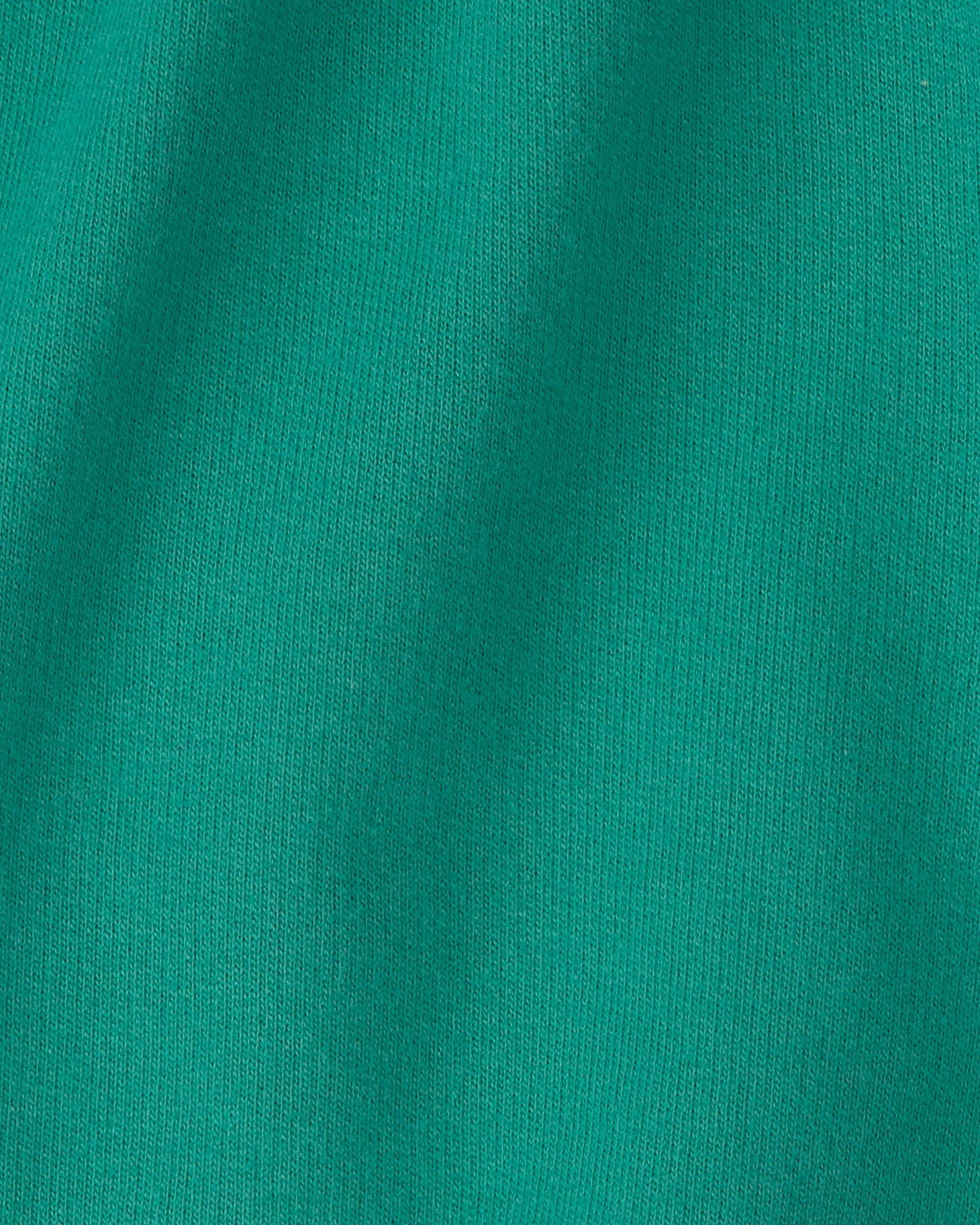 Girls French Terry Active Shorts - Green