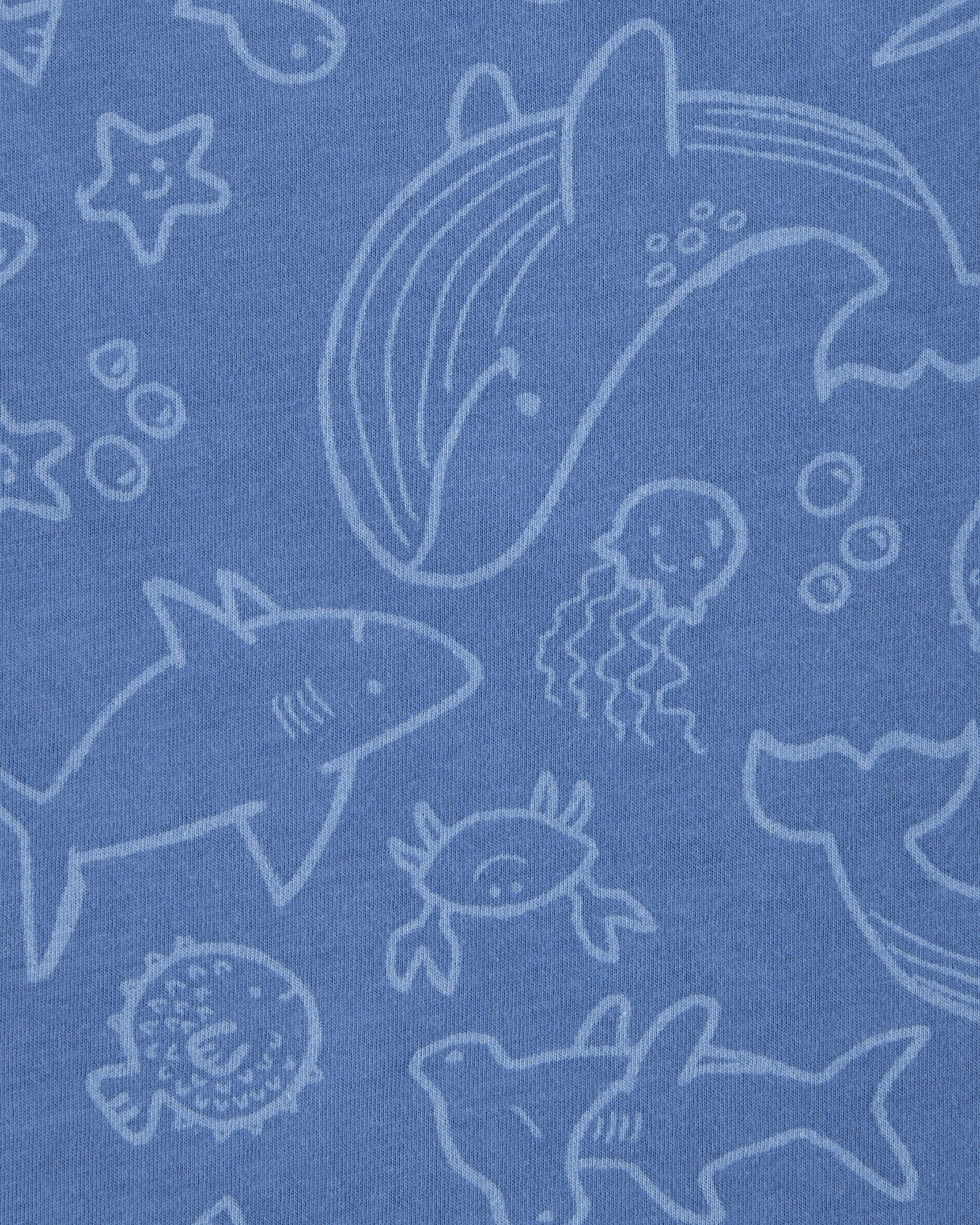 Baby Sea Animals Graphic Tank - Blue