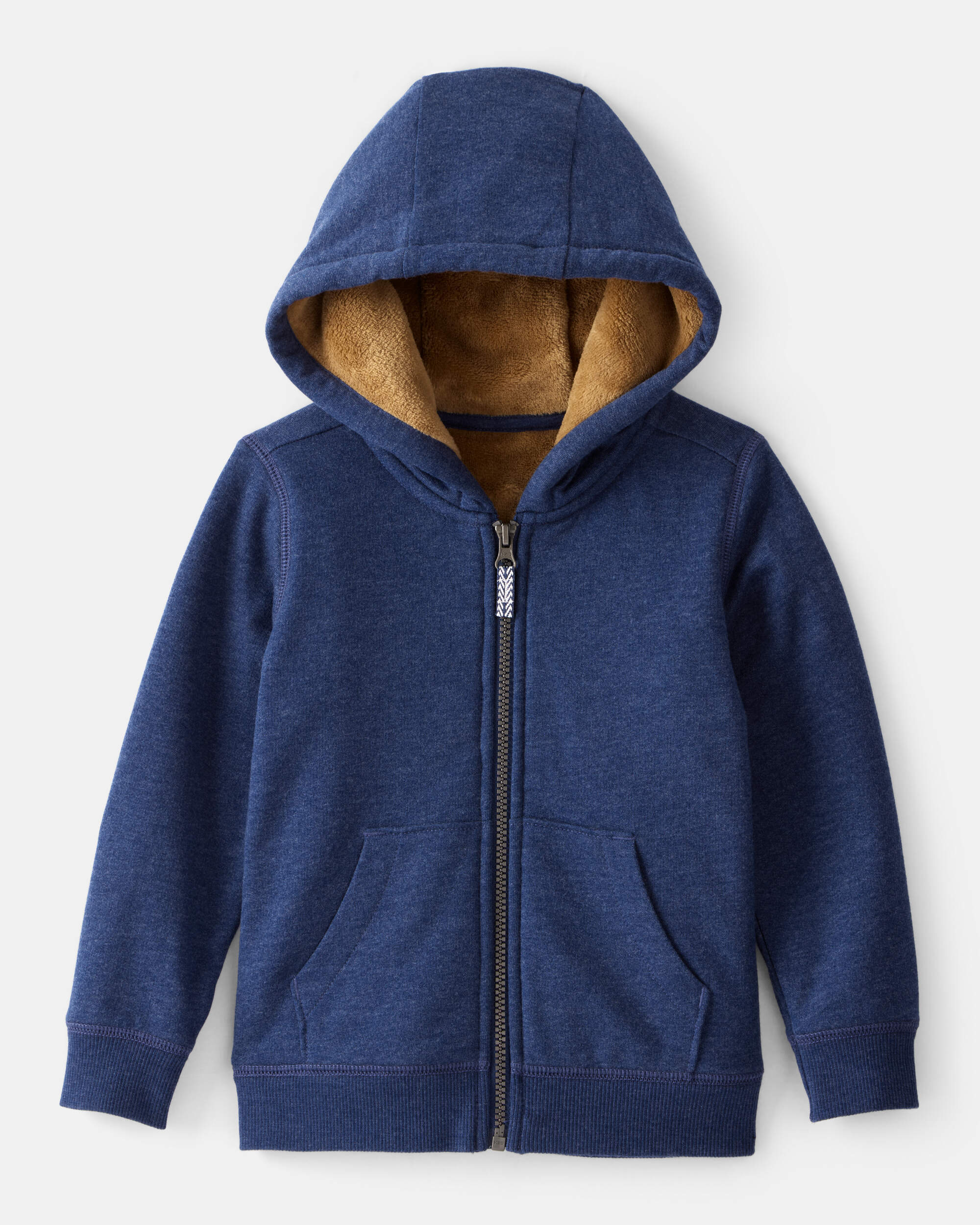 Toddler Boy Long-Sleeve Hooded Zip-Up Jacket - Navy