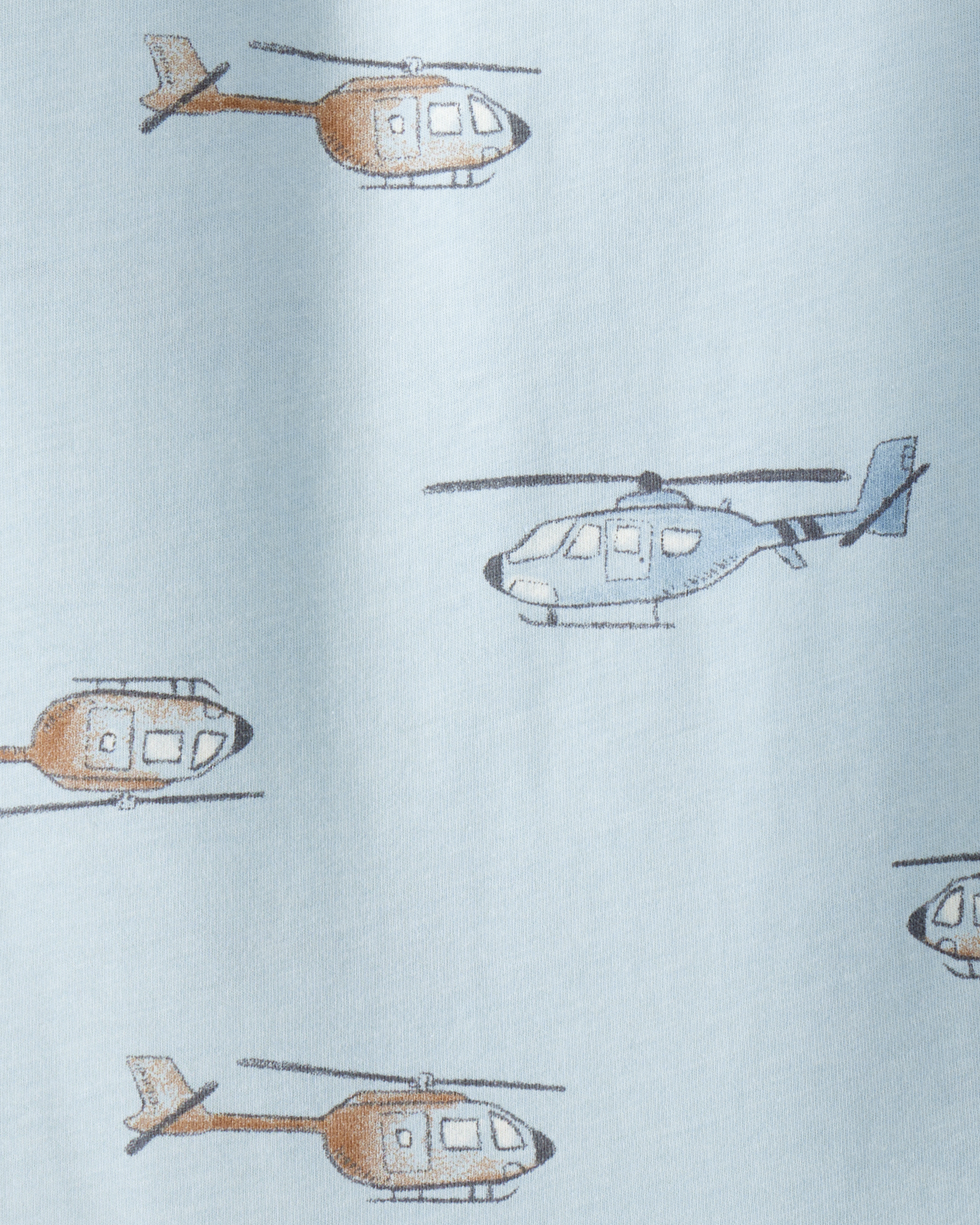 Toddler Boy Helicopter Long-Sleeve Tee - Blue