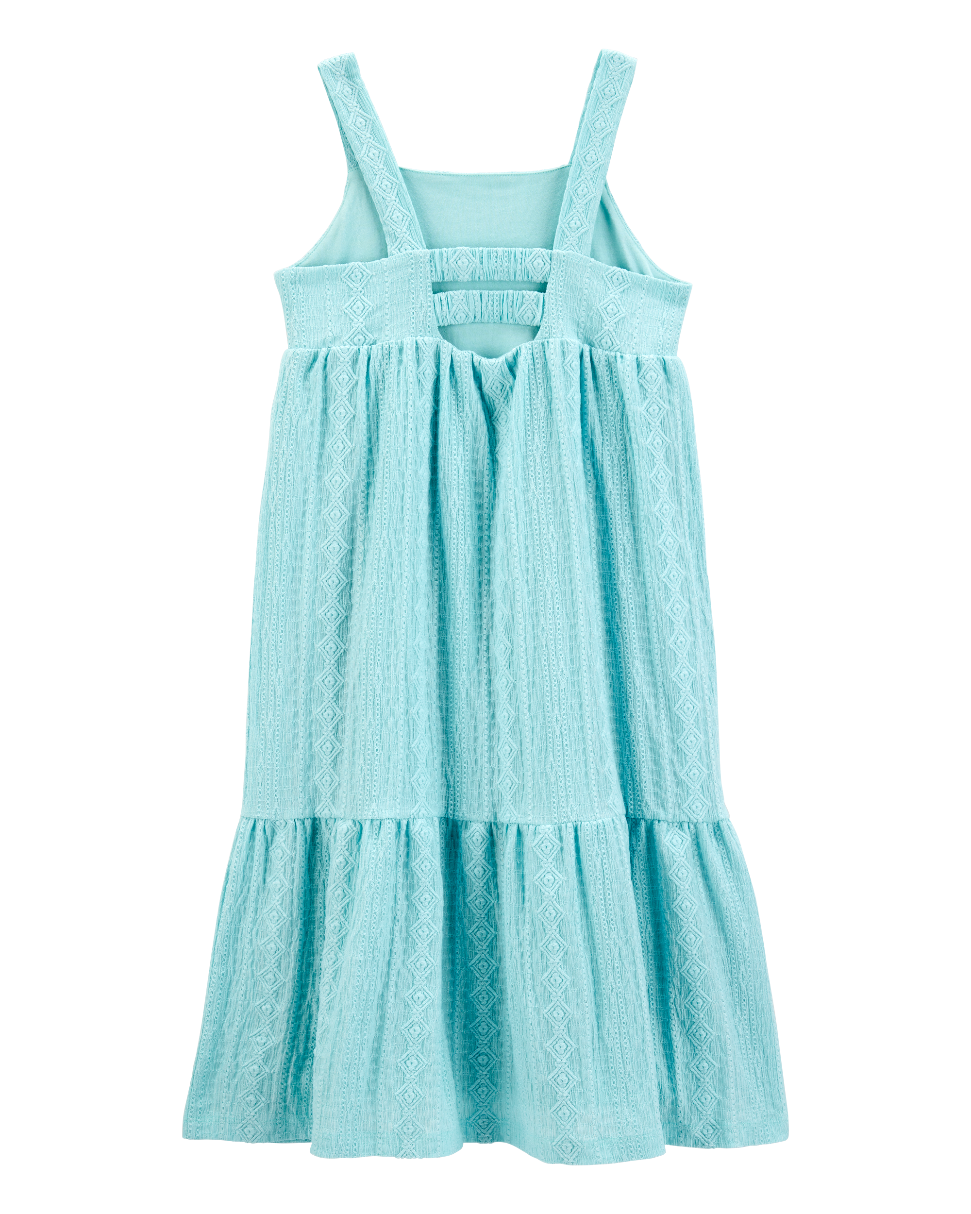 Kid Tiered Textured Midi Dress