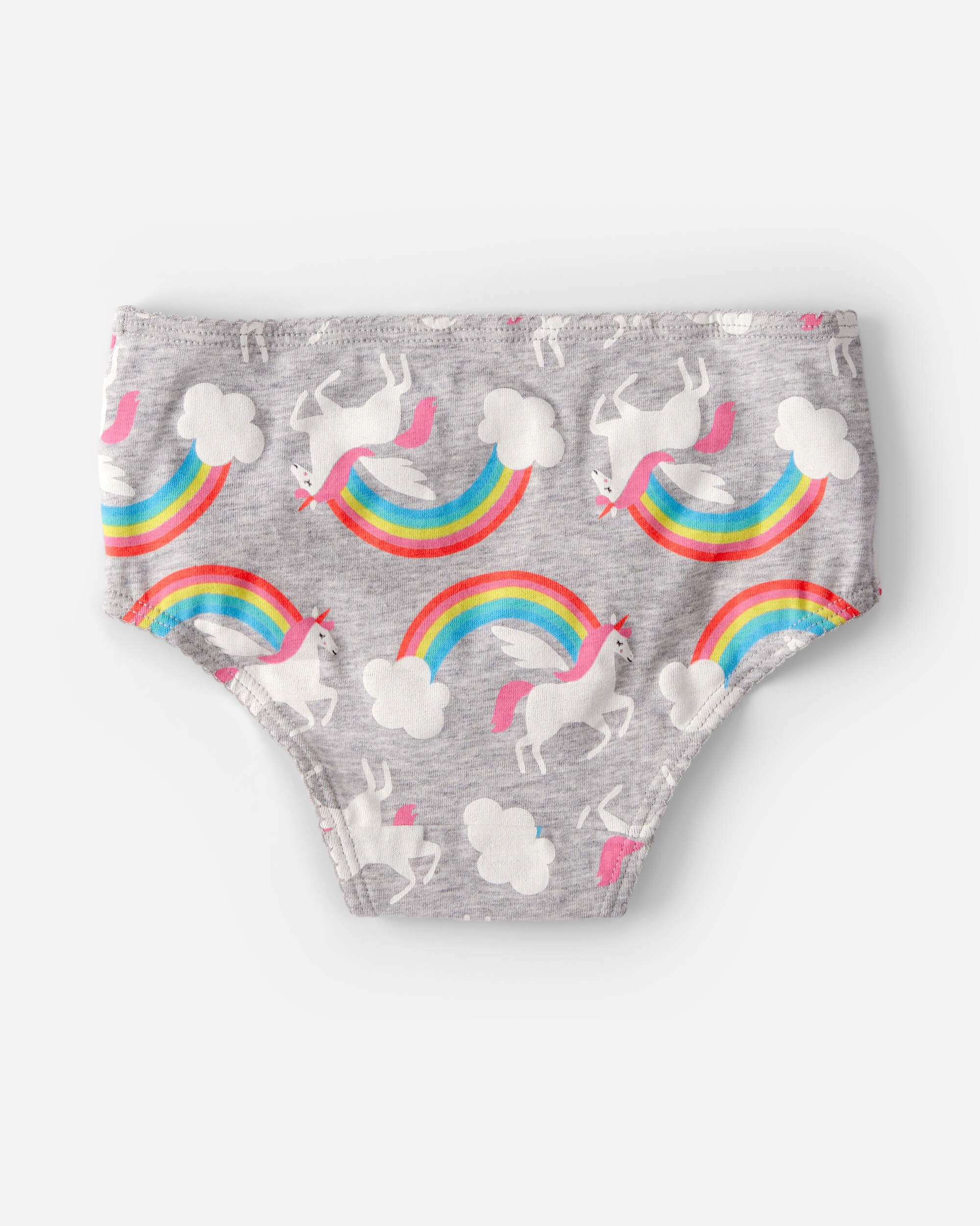 Girls 7-Pack Rainbow Unicorn Brief Underwear