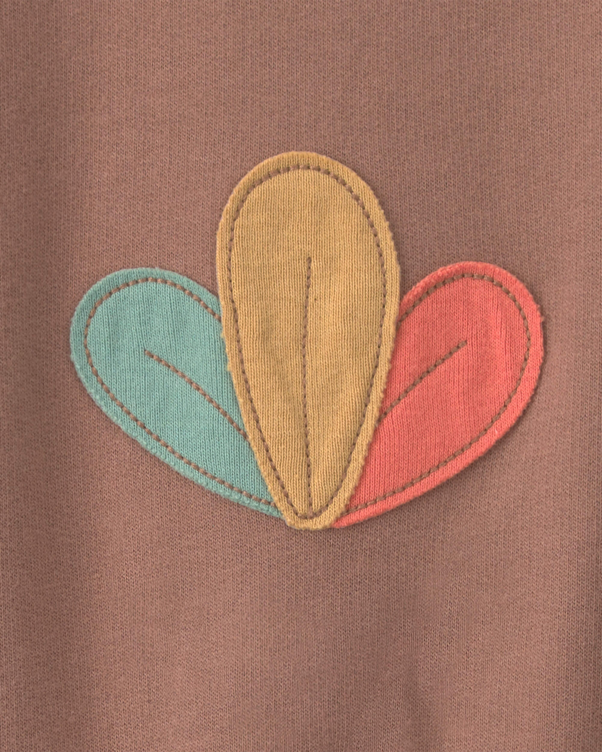 Baby Turkey Thanksgiving French Terry Long-Sleeve Jumpsuit - Brown