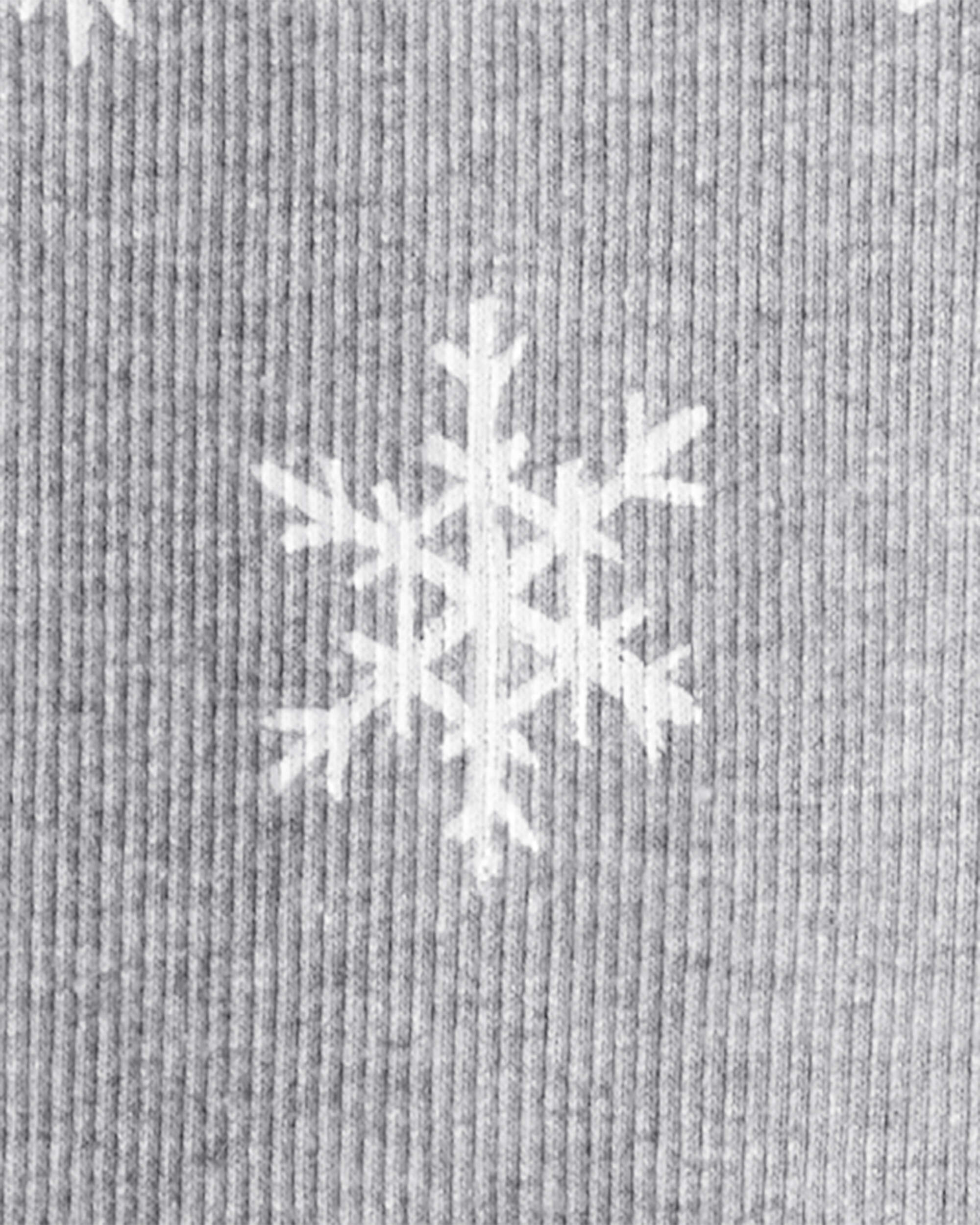 Baby Girl 2-Piece Snowflake Print Long-Sleeve Tee & Pant Set