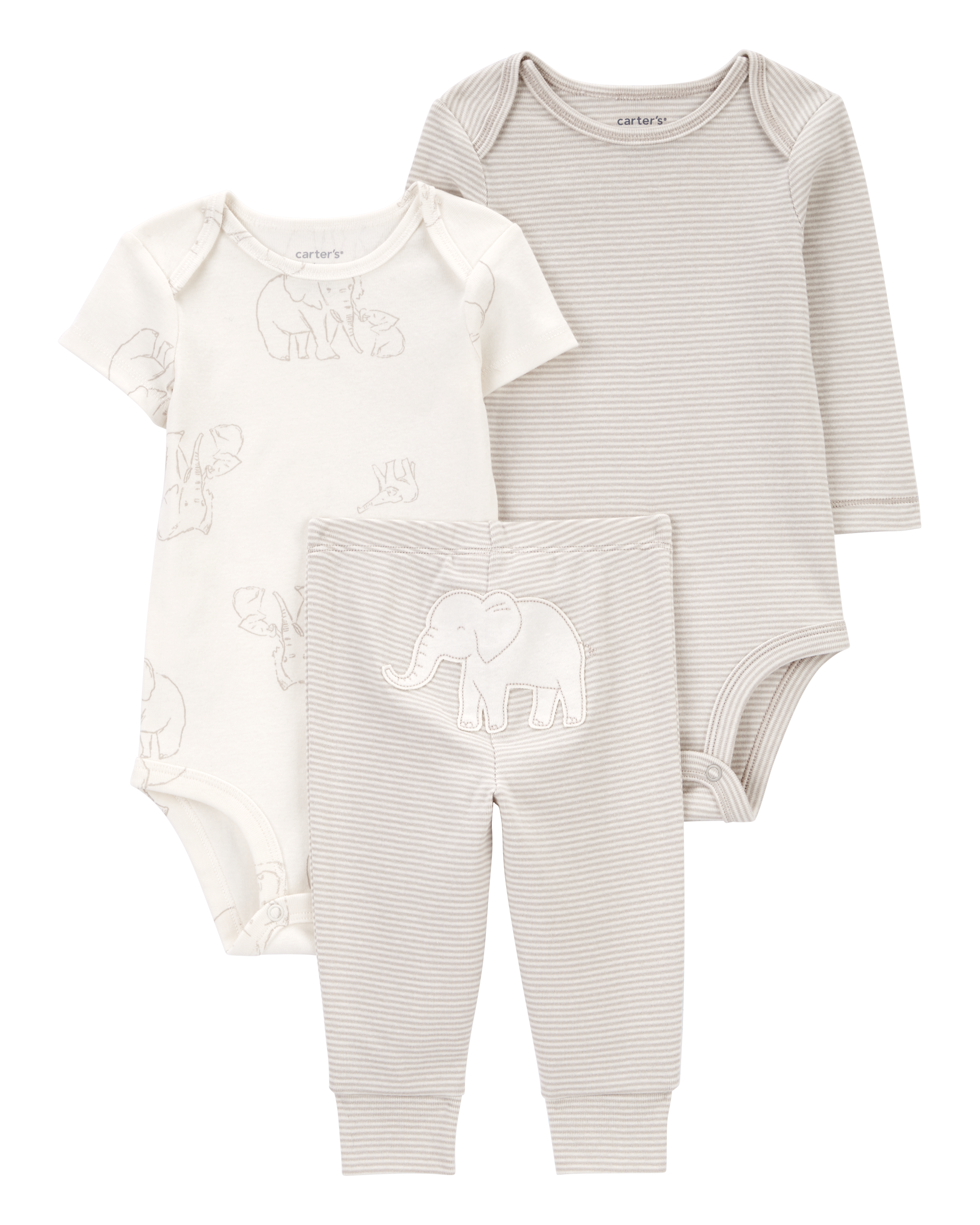 Baby 3-Piece Elephant Little Character Set