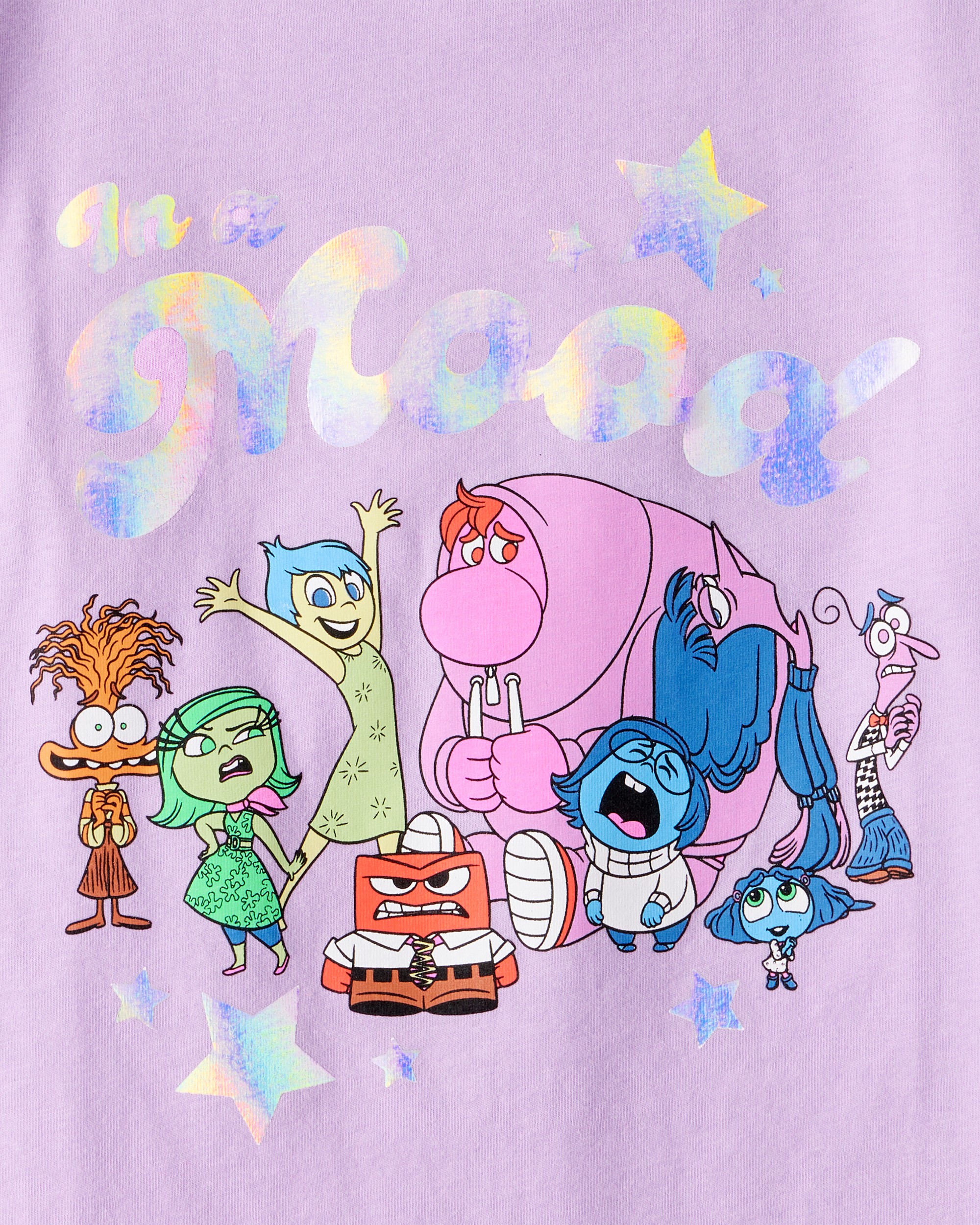 Girls InsideOut Short-Sleeve Graphic Tee - Purple