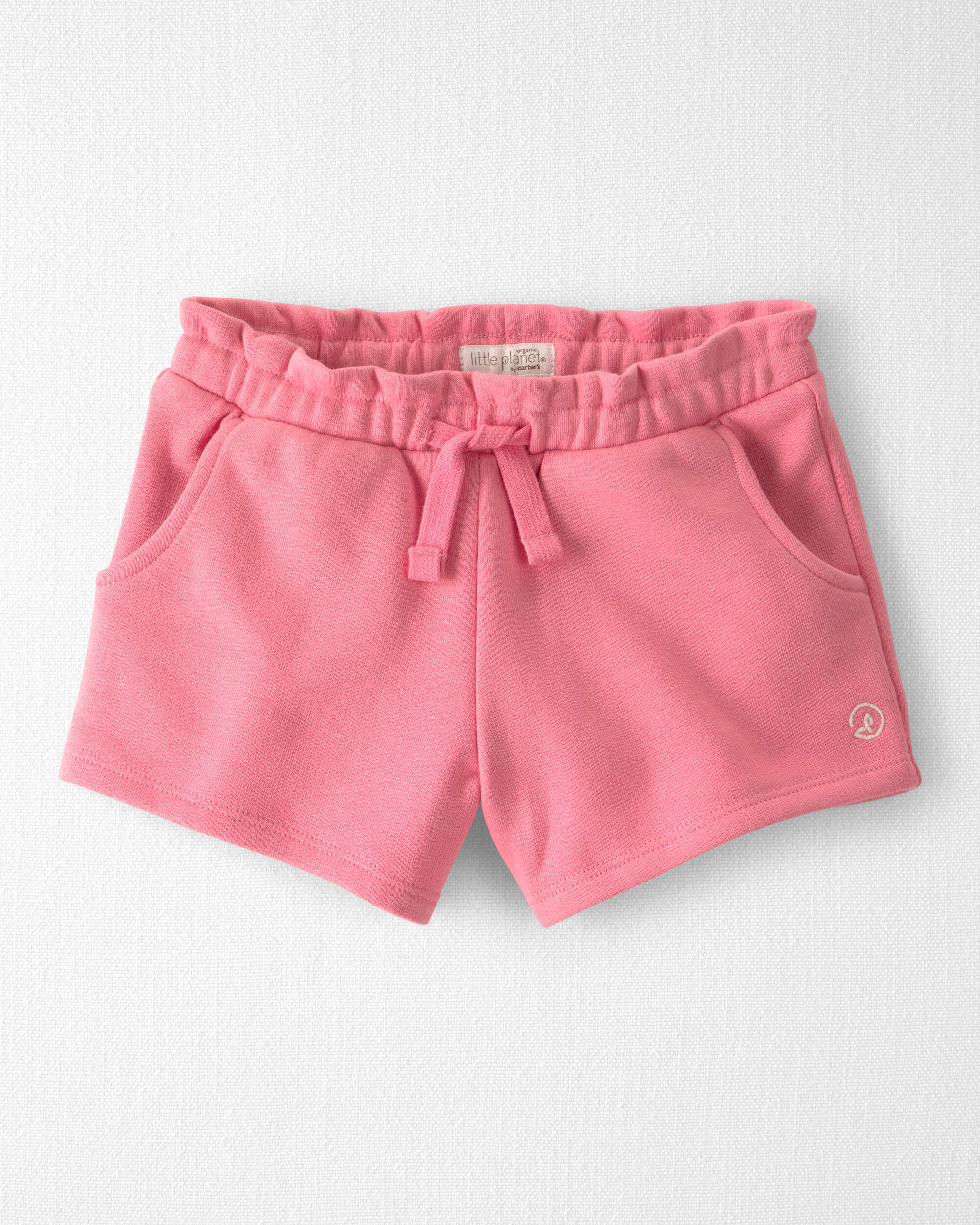 Toddler Girl Knit Shorts Made with Organic Cotton