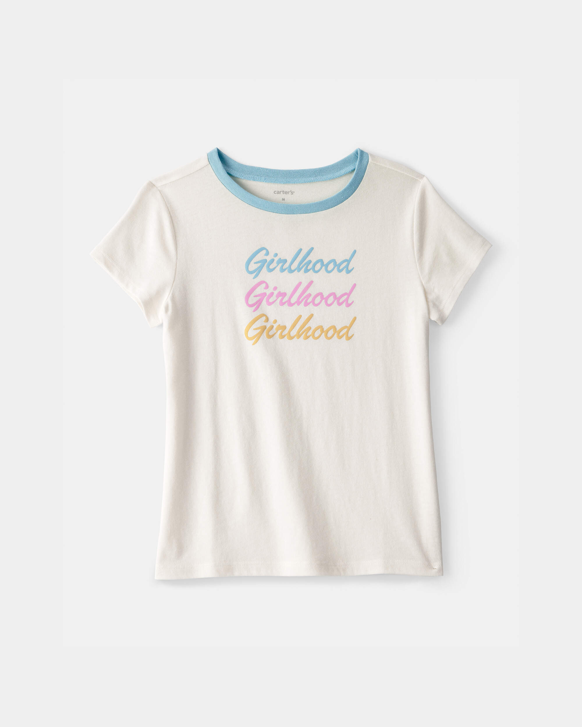 Girls 'Girlhood' Graphic Tee - Cream
