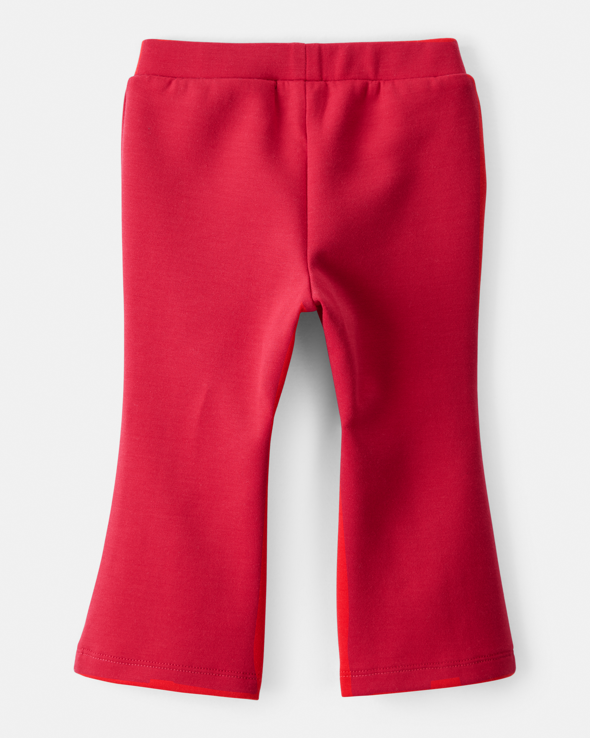Baby Girl Pull-On Flare Pants - Red