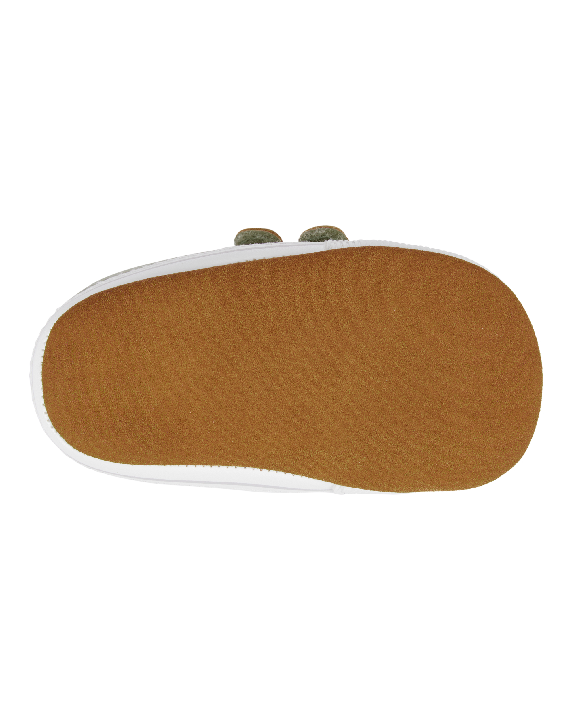 Baby Dinosaur Slip-On Shoes - Olive