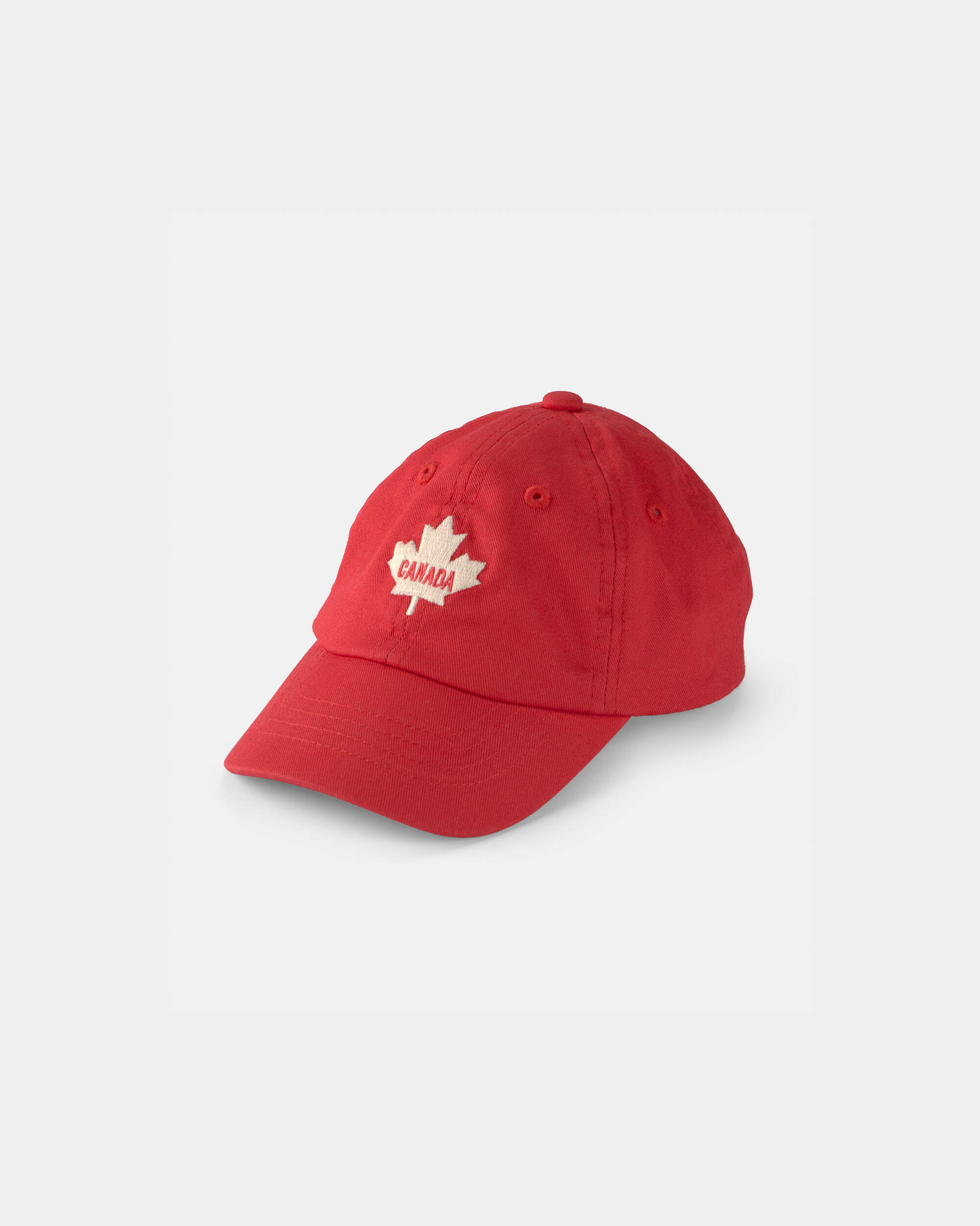 Baby Boy Canada Day  Baseball Hat- Red