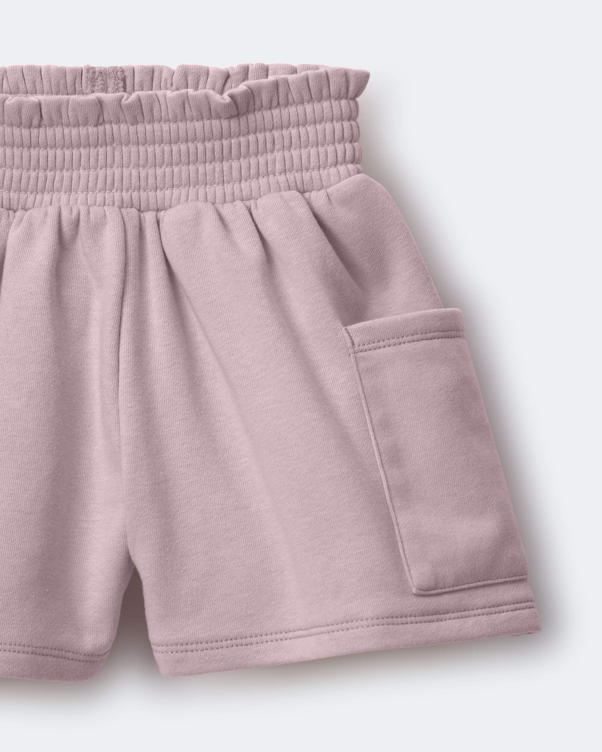 Toddler Girl Swing Shorts with Pockets - Rose