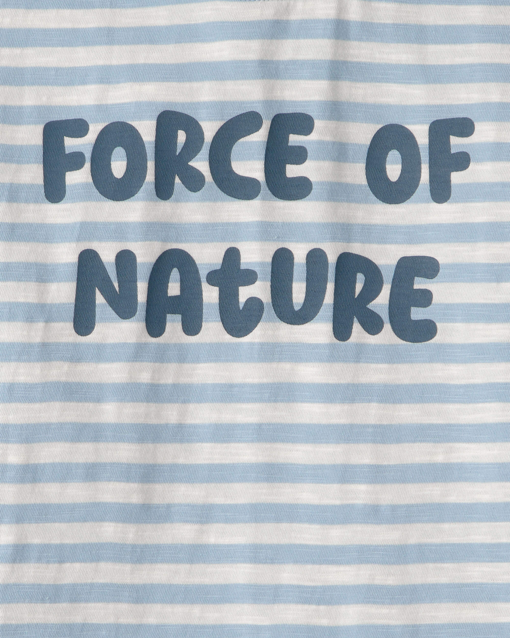 Kid Organic Cotton 'Force of Nature' Striped Tee