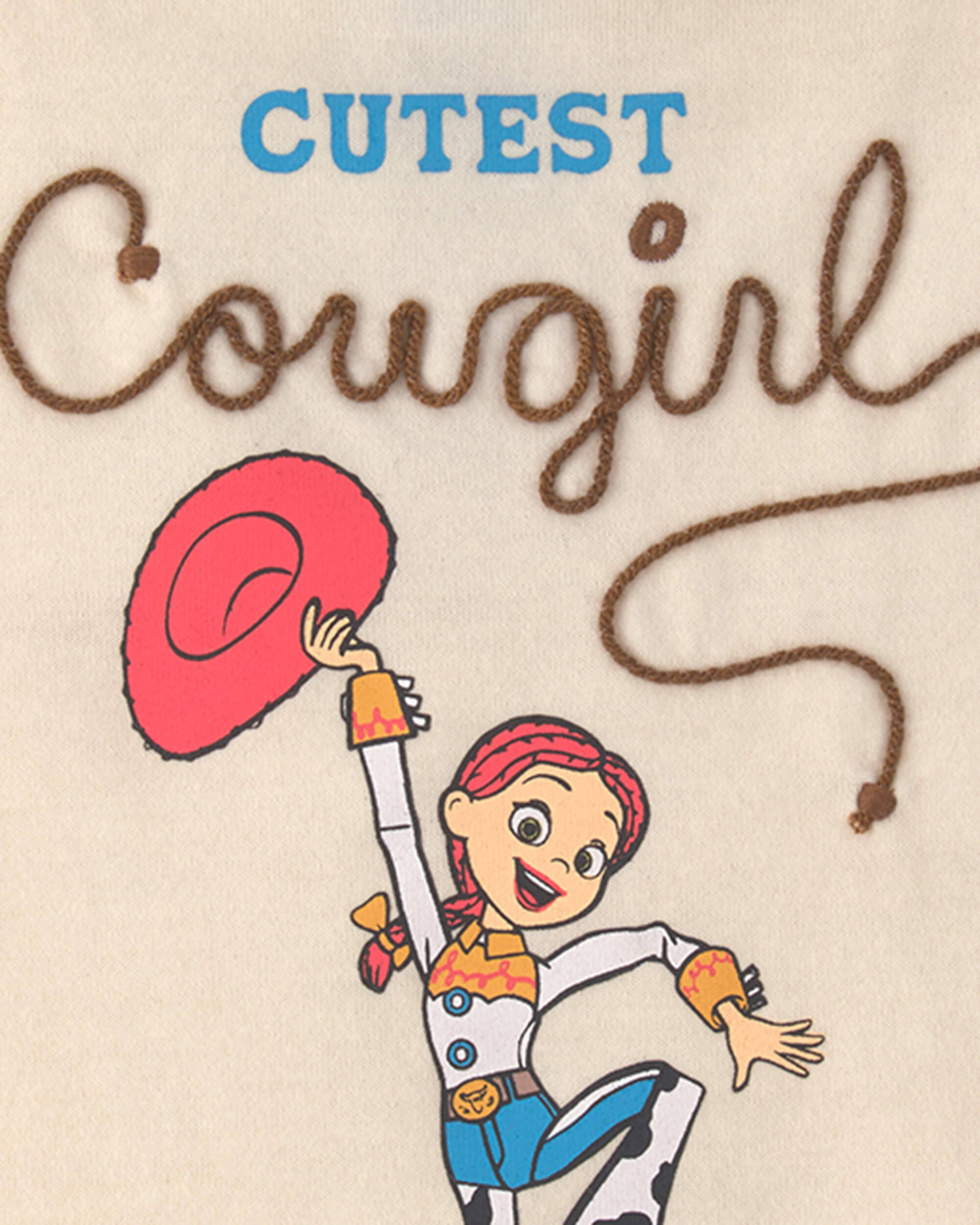 Baby Girl Pixar© Toy Story 'Cutest Cowgirl' Graphic Tank - Cream