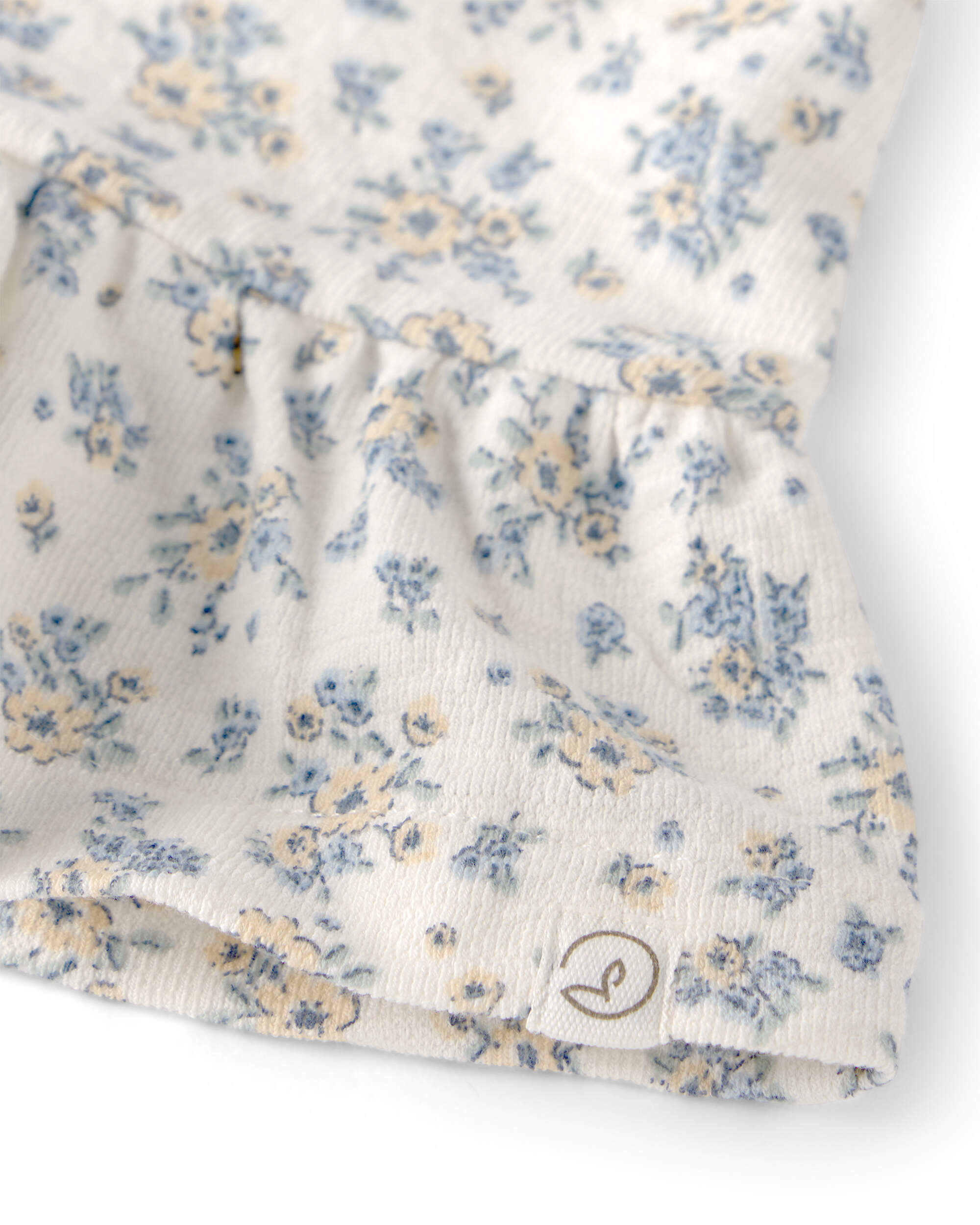 Toddler Girl 2-Piece Top & Short Set Made with Organic Cotton Spring Bloom Print