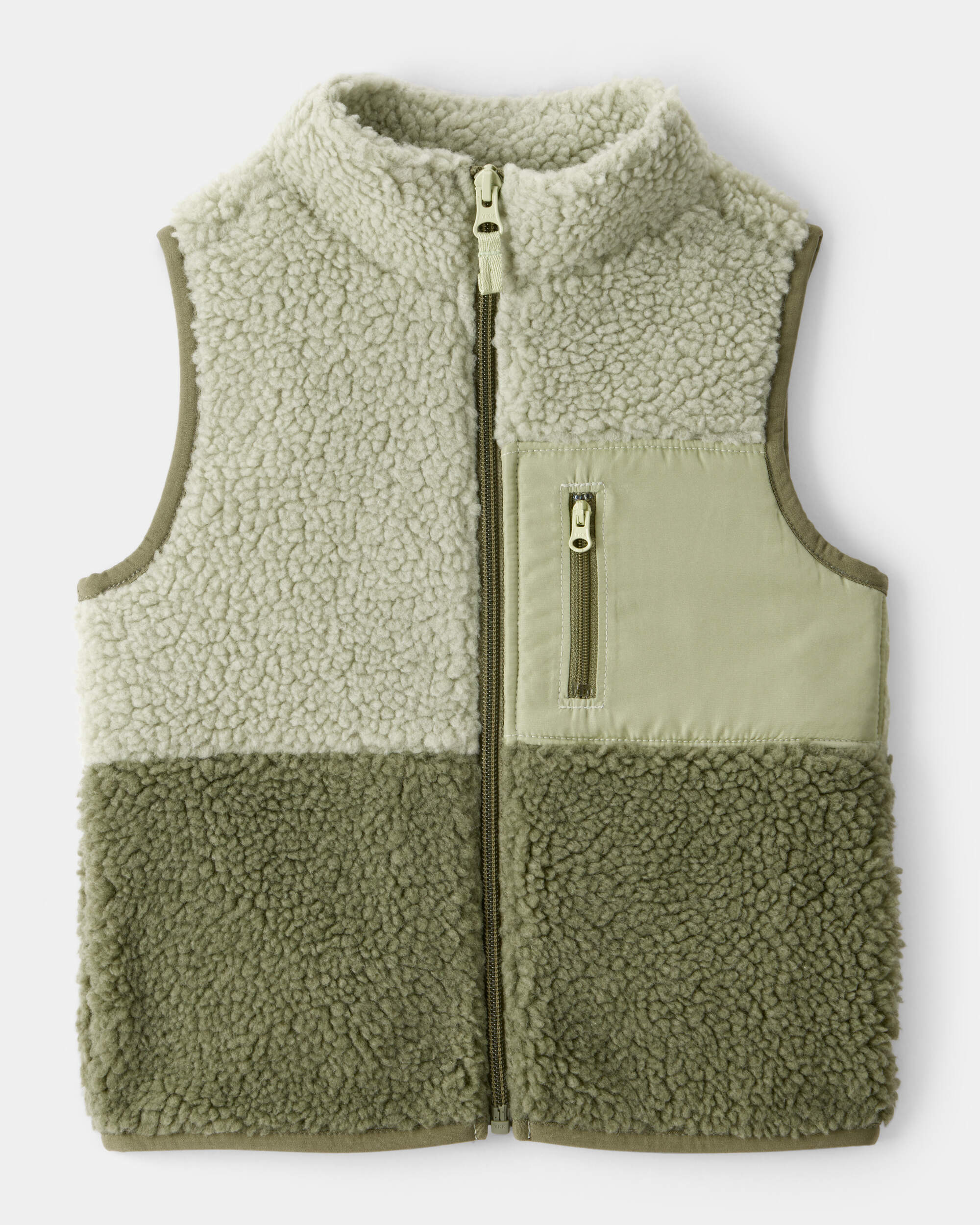 Toddler Boy Sherpa Sleeveless Vest