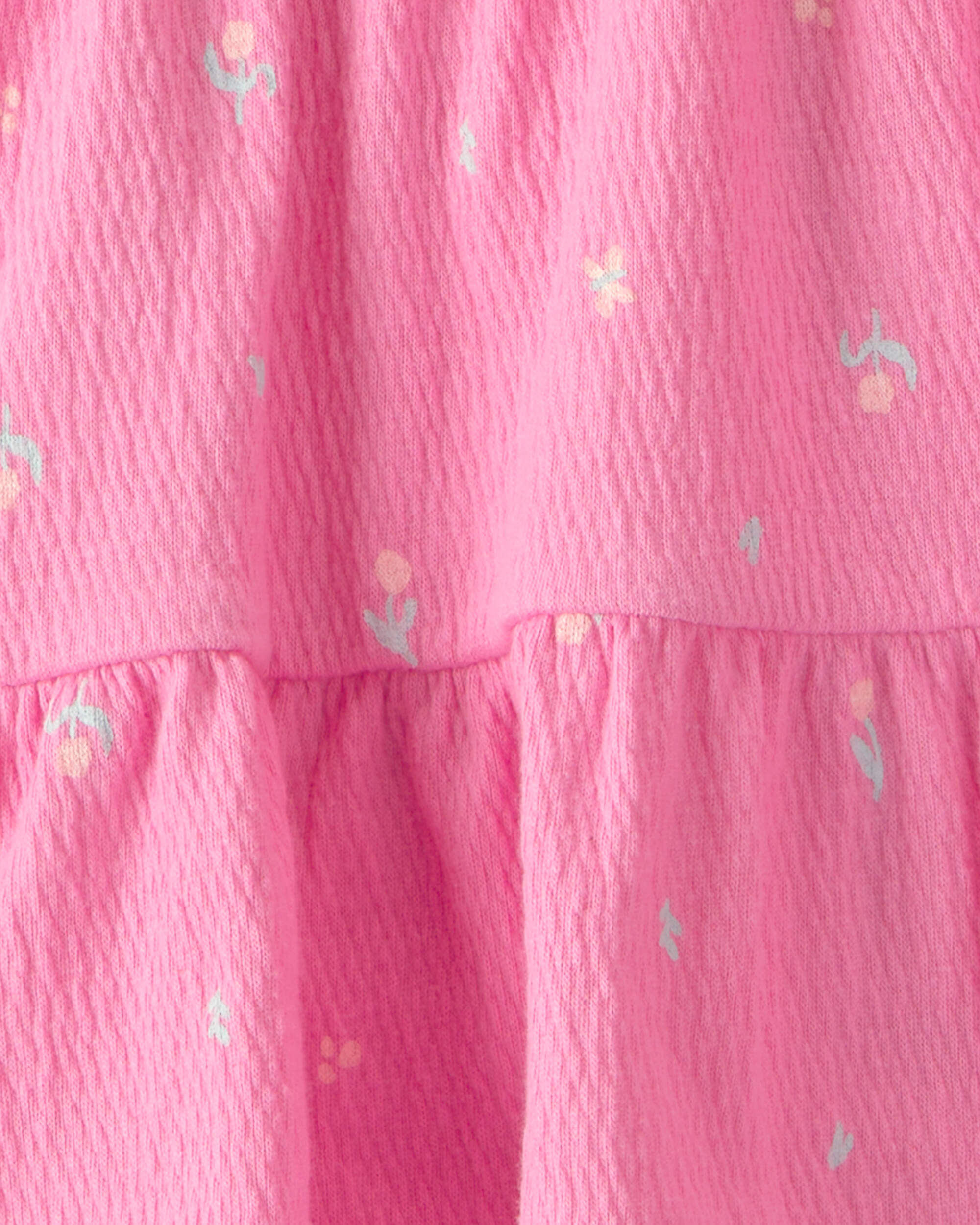 Toddler Girl 2-Piece Floral Top & Skort Set - Pink