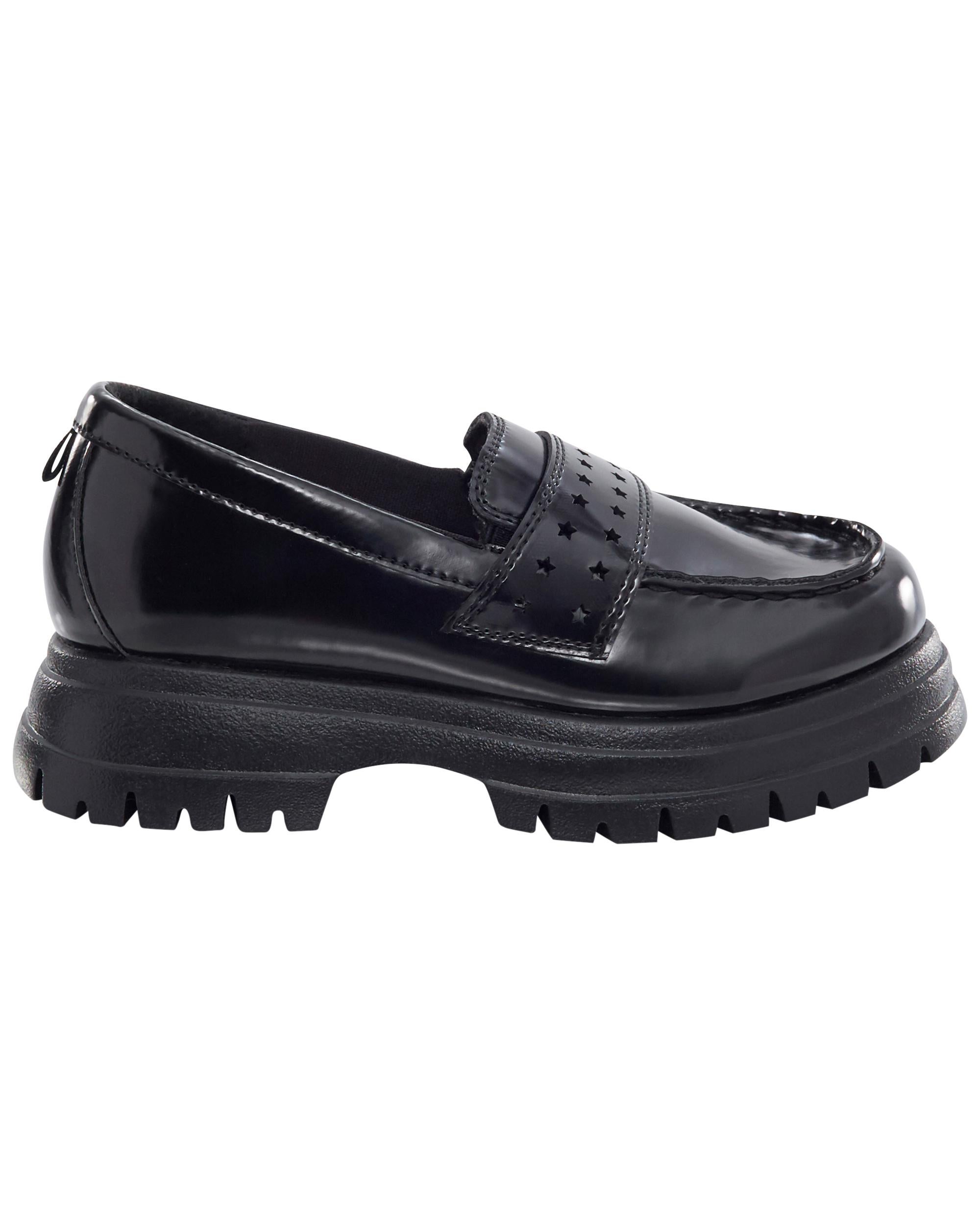 Black loafers boys top
