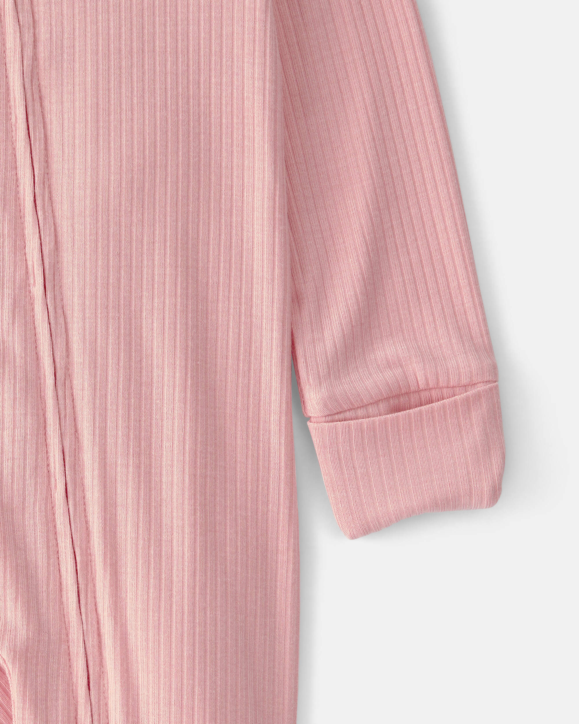 Baby Girl 2-Way Zip PurelySoft Sleeper - Pink