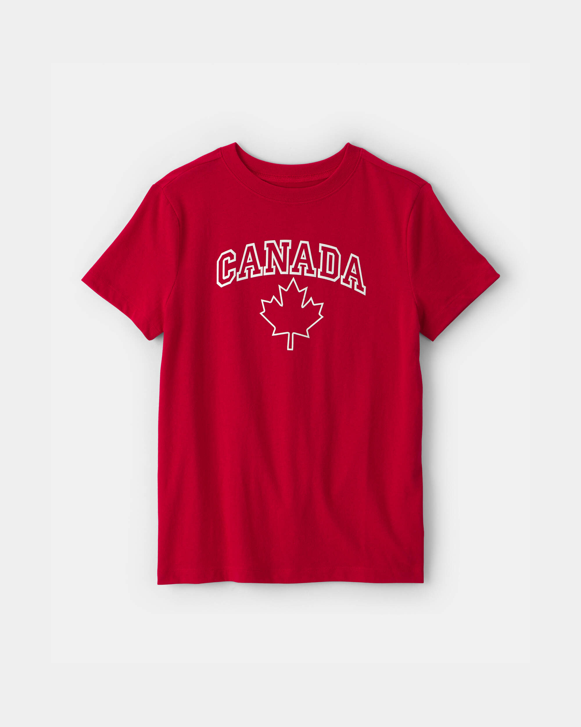 Boys Canada Day Graphic Tee - Red