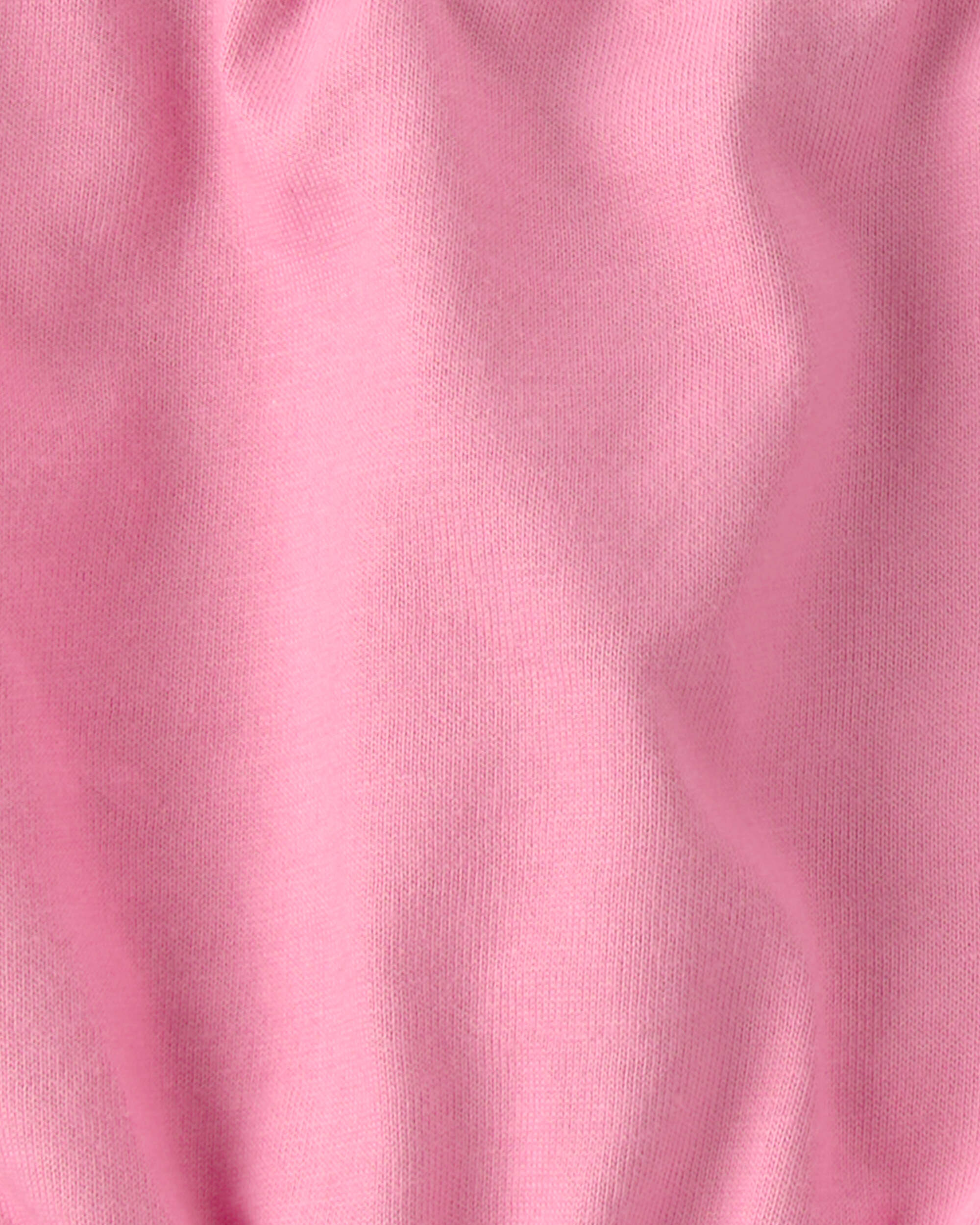 Baby Girl 2-Piece Floral Short-Sleeve Bodysuit & Short Set - Pink/White