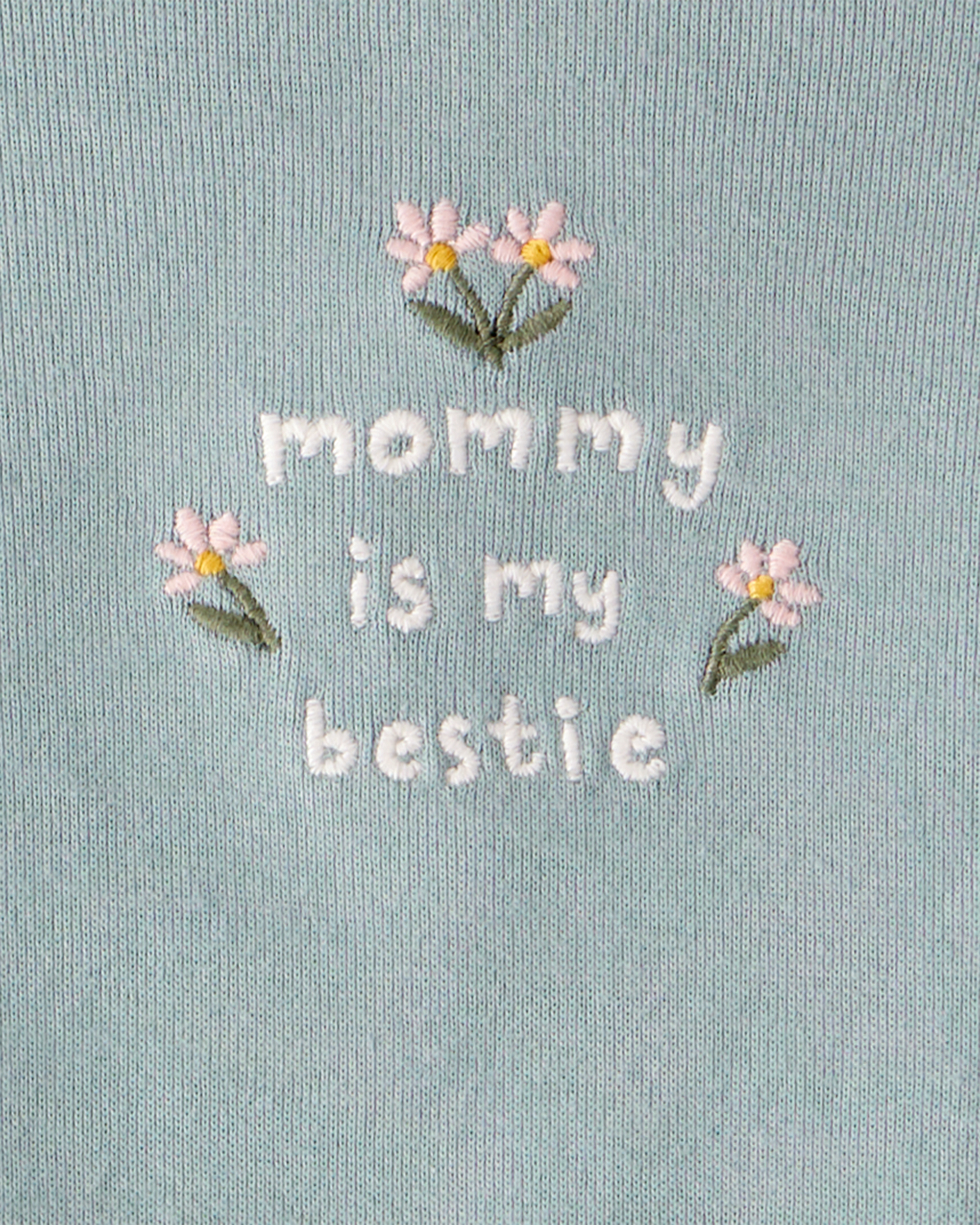 Baby 2-Piece "Mommy's Bestie" Bodysuit & Pants Set - Green