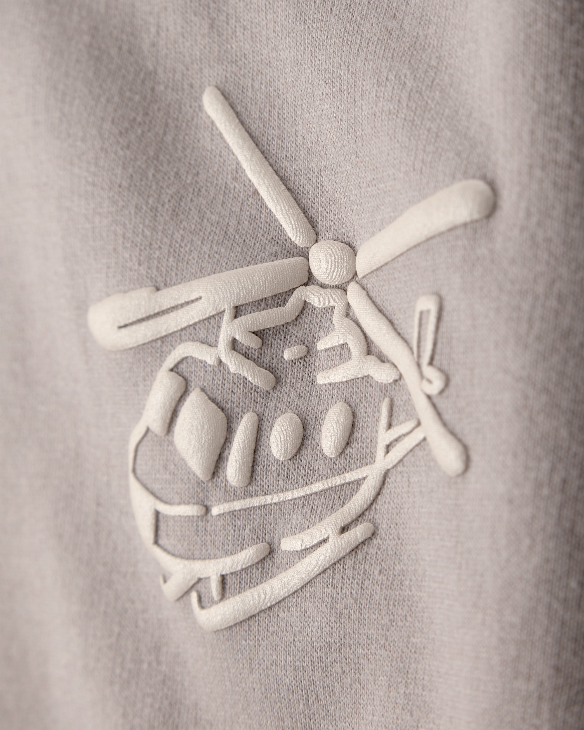 Toddler Boy Helicopter French Terry Sweatshirt & Pant Set - Grey