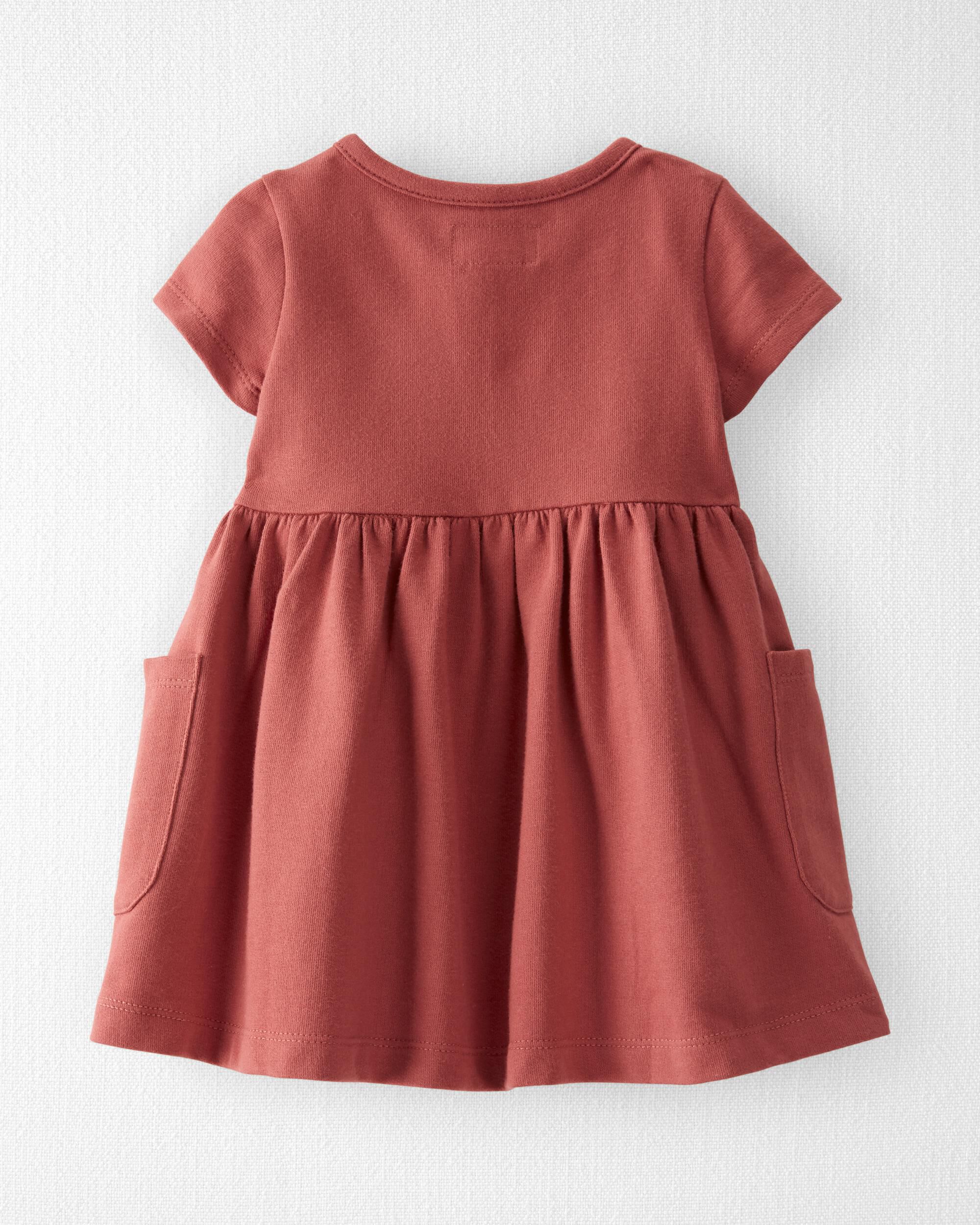 Georgia Clay Organic French Terry Dress Carter s Oshkosh Canada