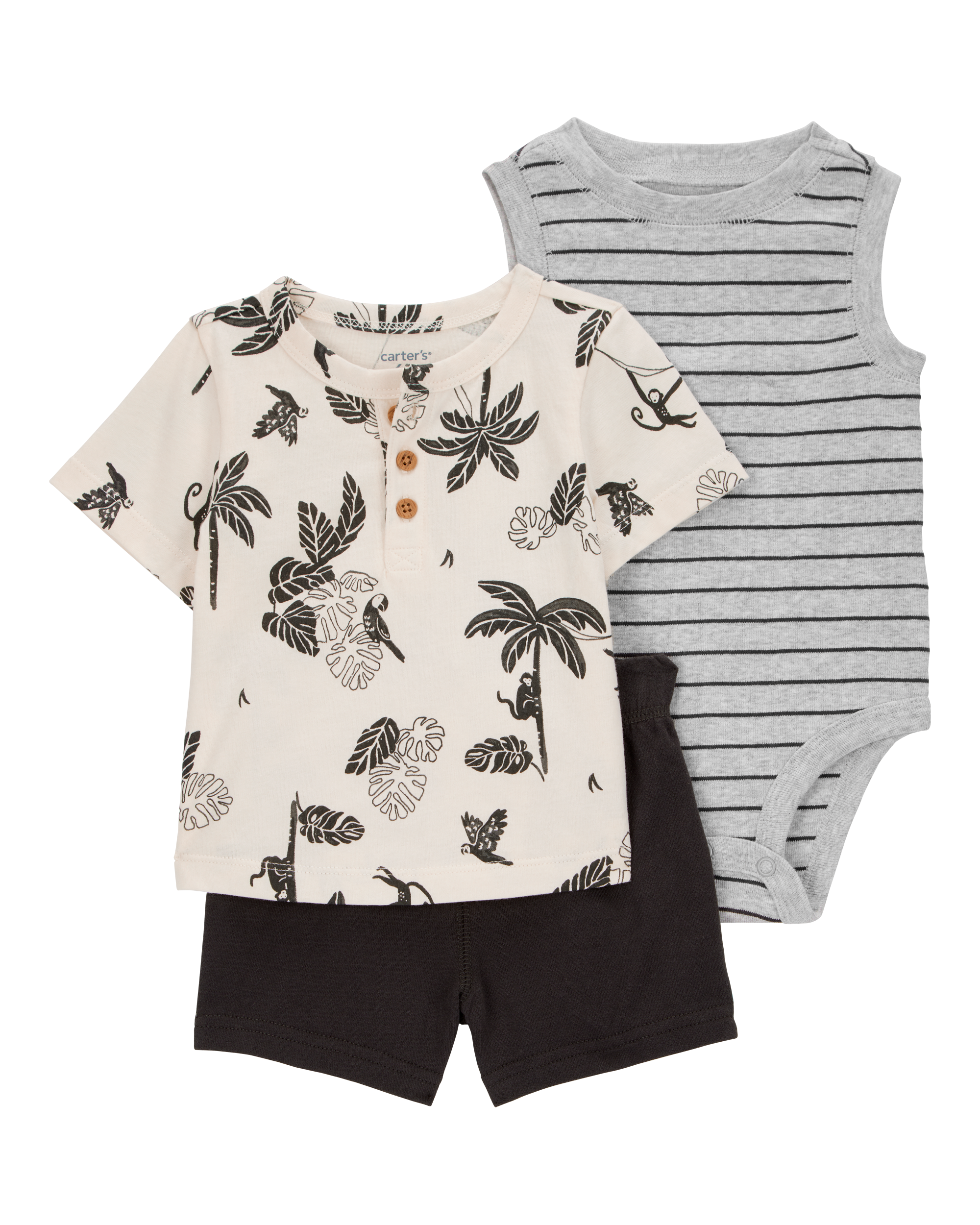 Baby Palm Tree 3-Piece Outfit Set
