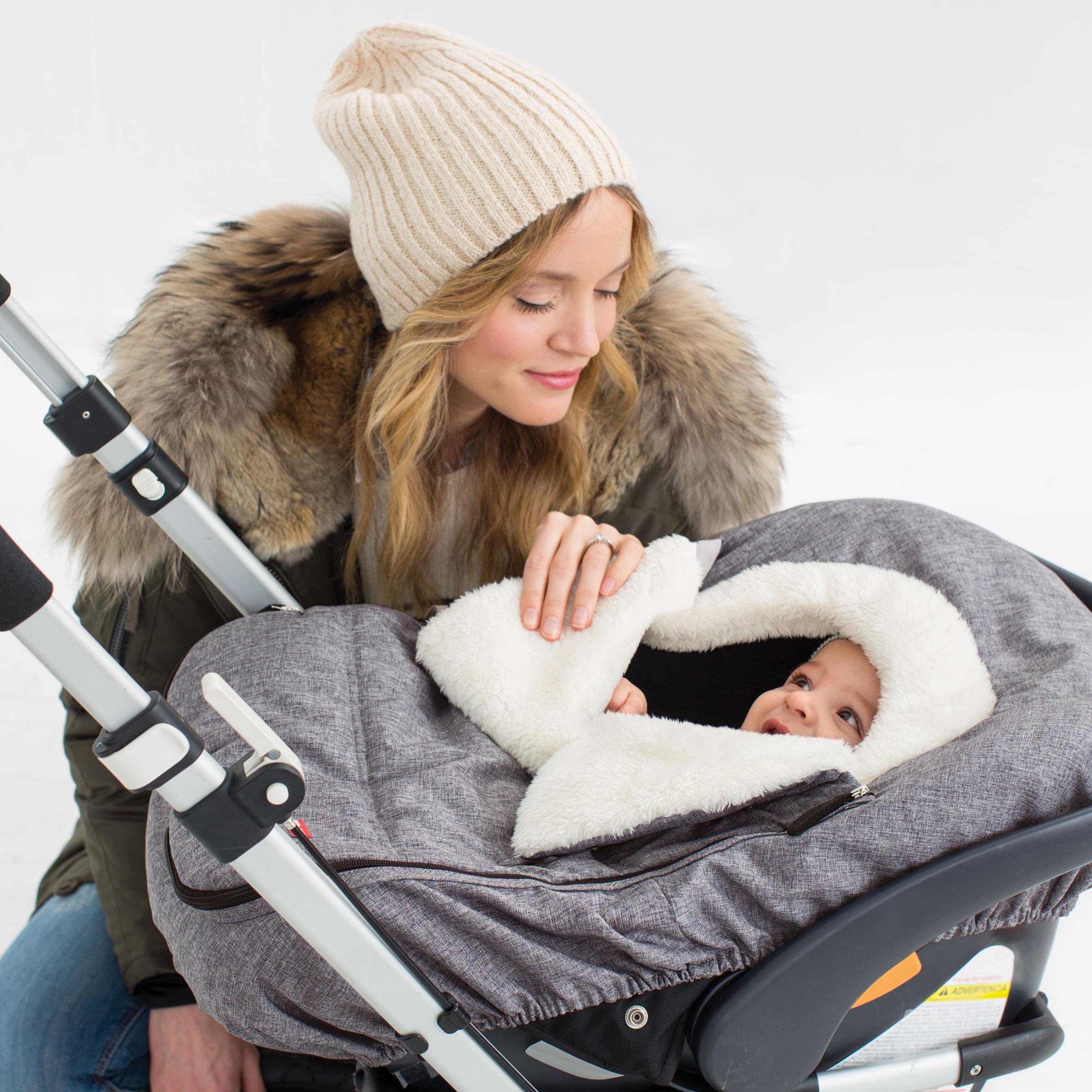 STROLL & GO Car Seat Cover - Heather Grey