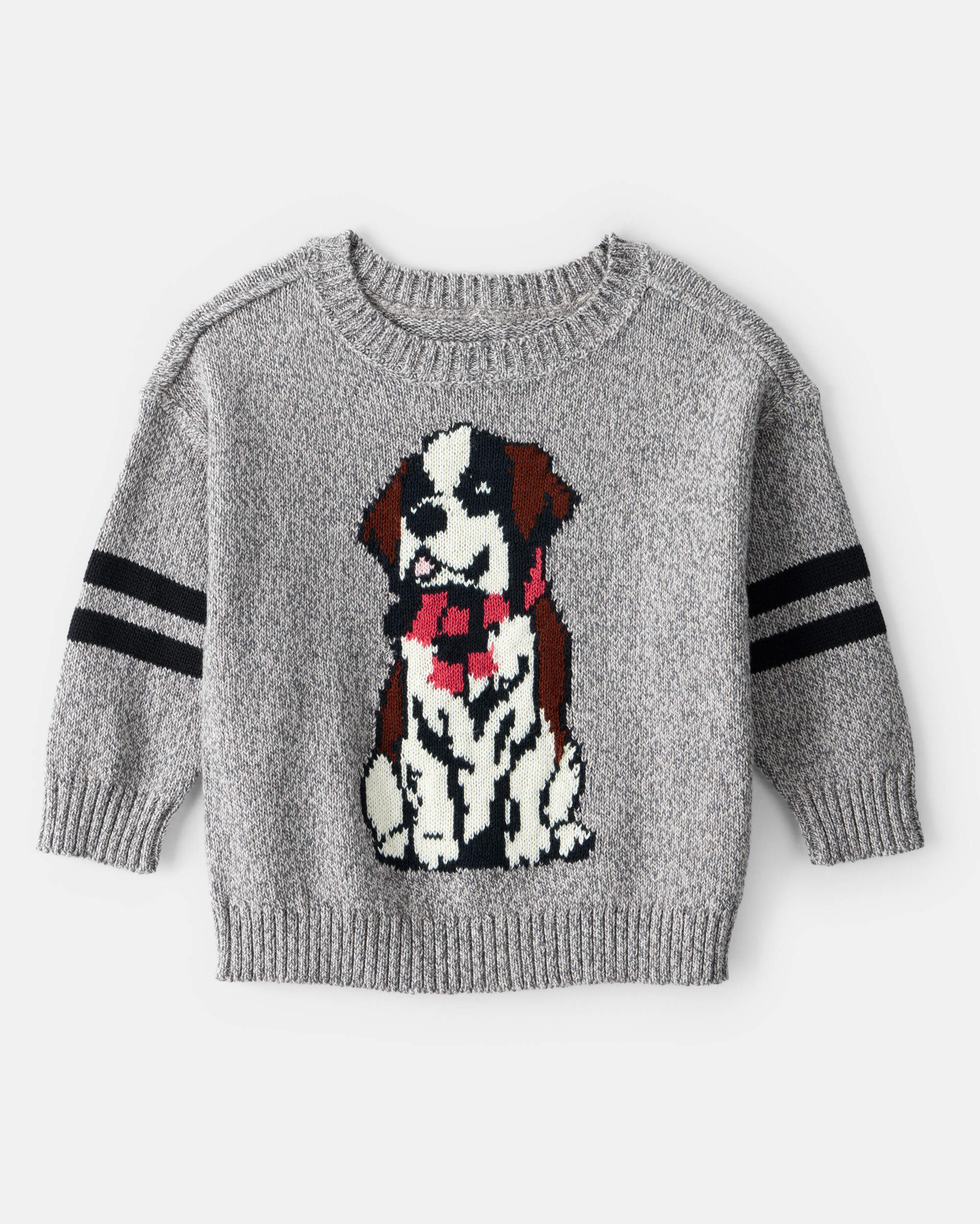 Baby Boy Dog Sweater - Grey